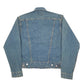 Womens Blue Mocking Bird Trucker Denim Jacket Coat
