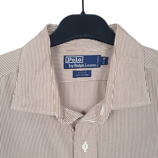 Mens Brown Ralph Lauren Polo Phillip Long Sleeve Shirt