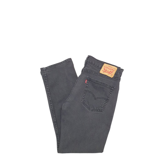 Levis 514 Straight Fit Jeans W33 L28 Black