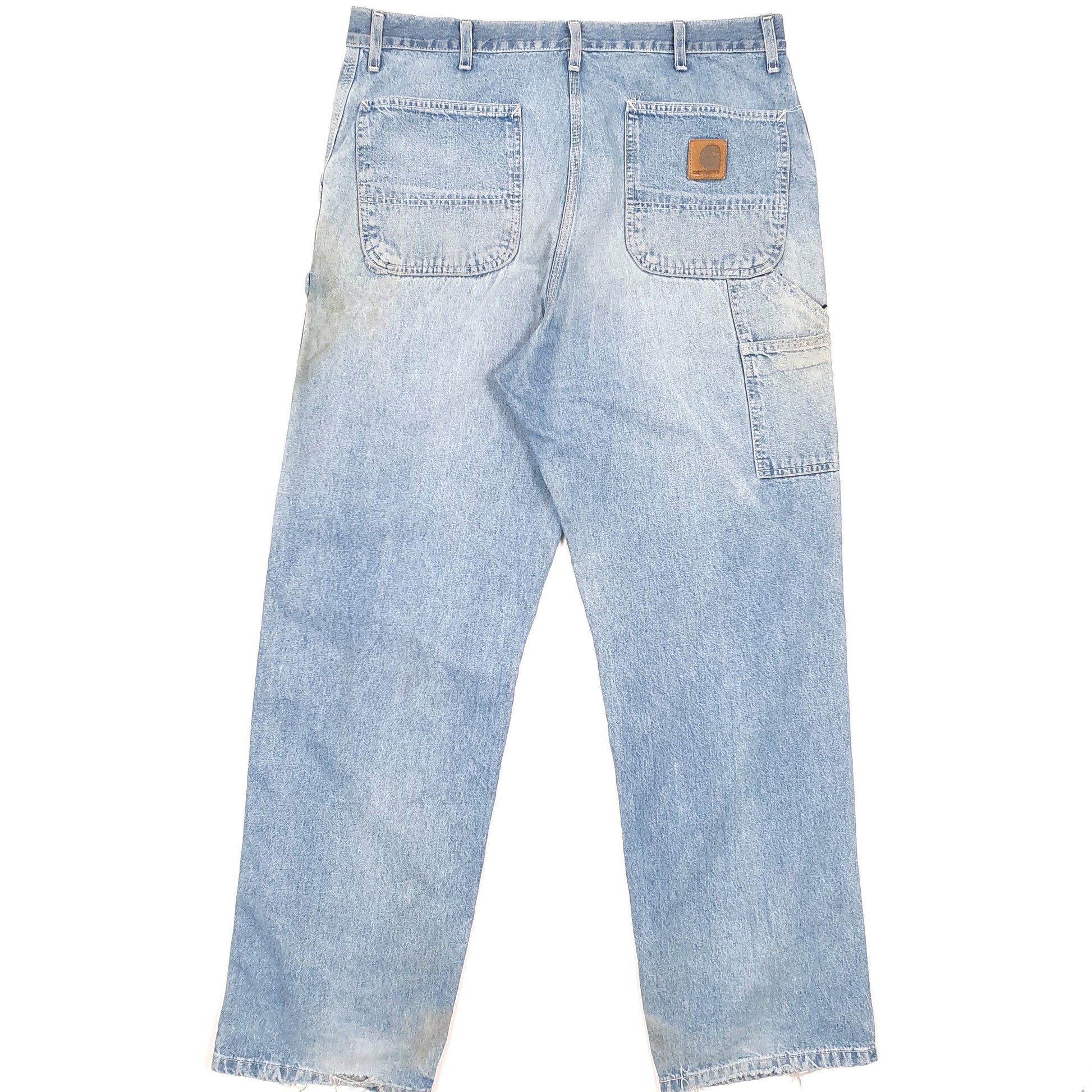 Carhartt Casual Loose Fit Carpenter Jeans W36 L31 Blue