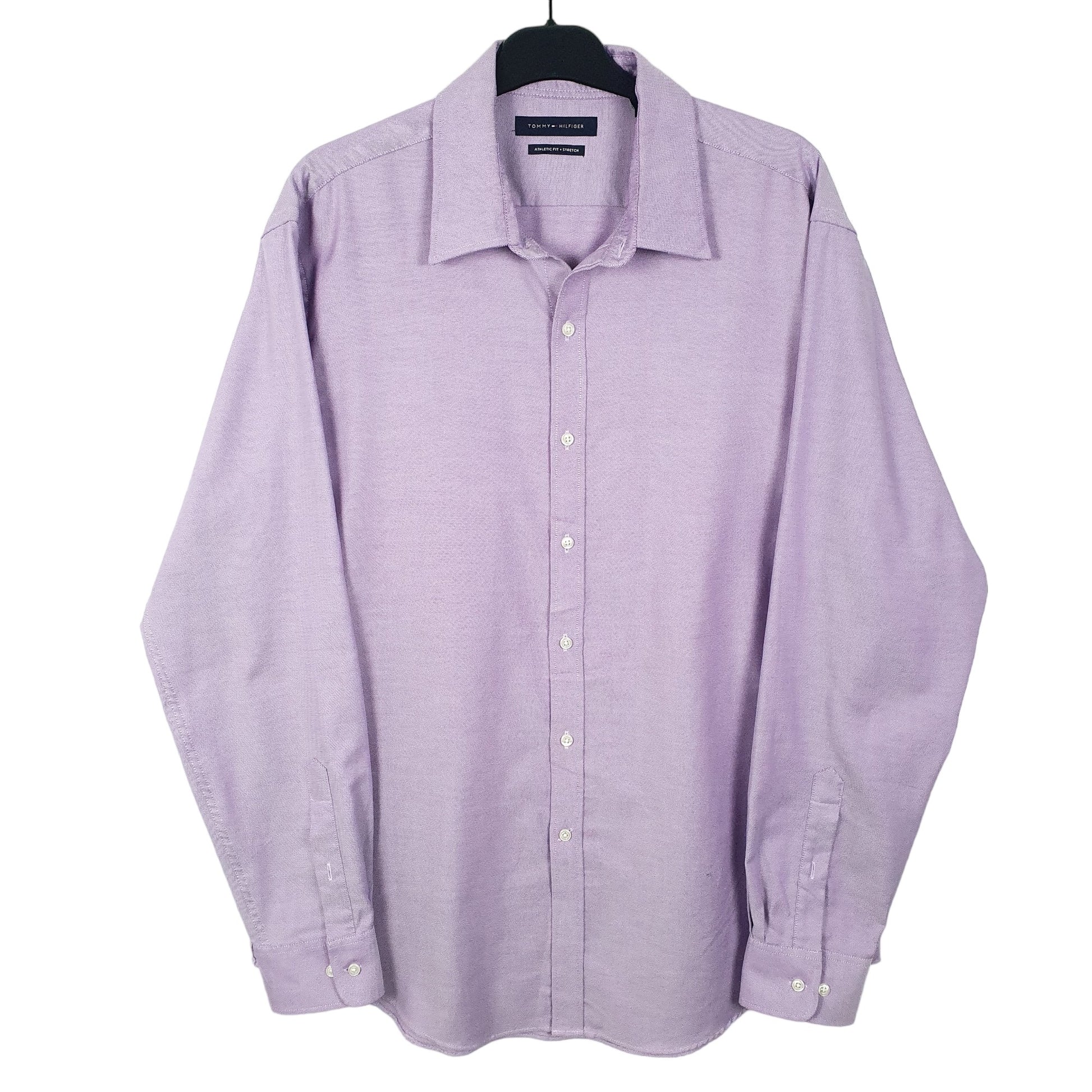 Tommy Hilfiger Stretch Athletic Long Sleeve Regular Fit Shirt Lilac