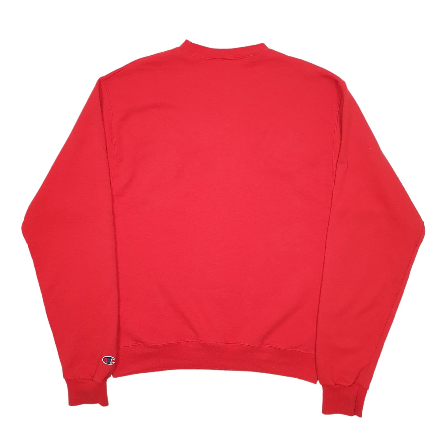 Mens Red Champion Mayberry Crewneck Jumper