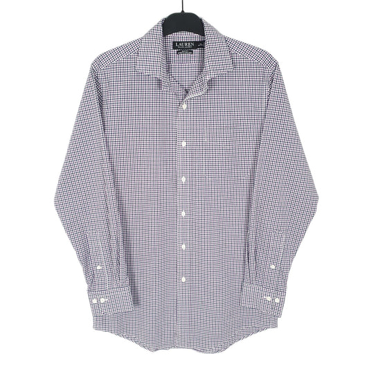 Ralph Lauren Long Sleeve Slim Fit Check Shirt White