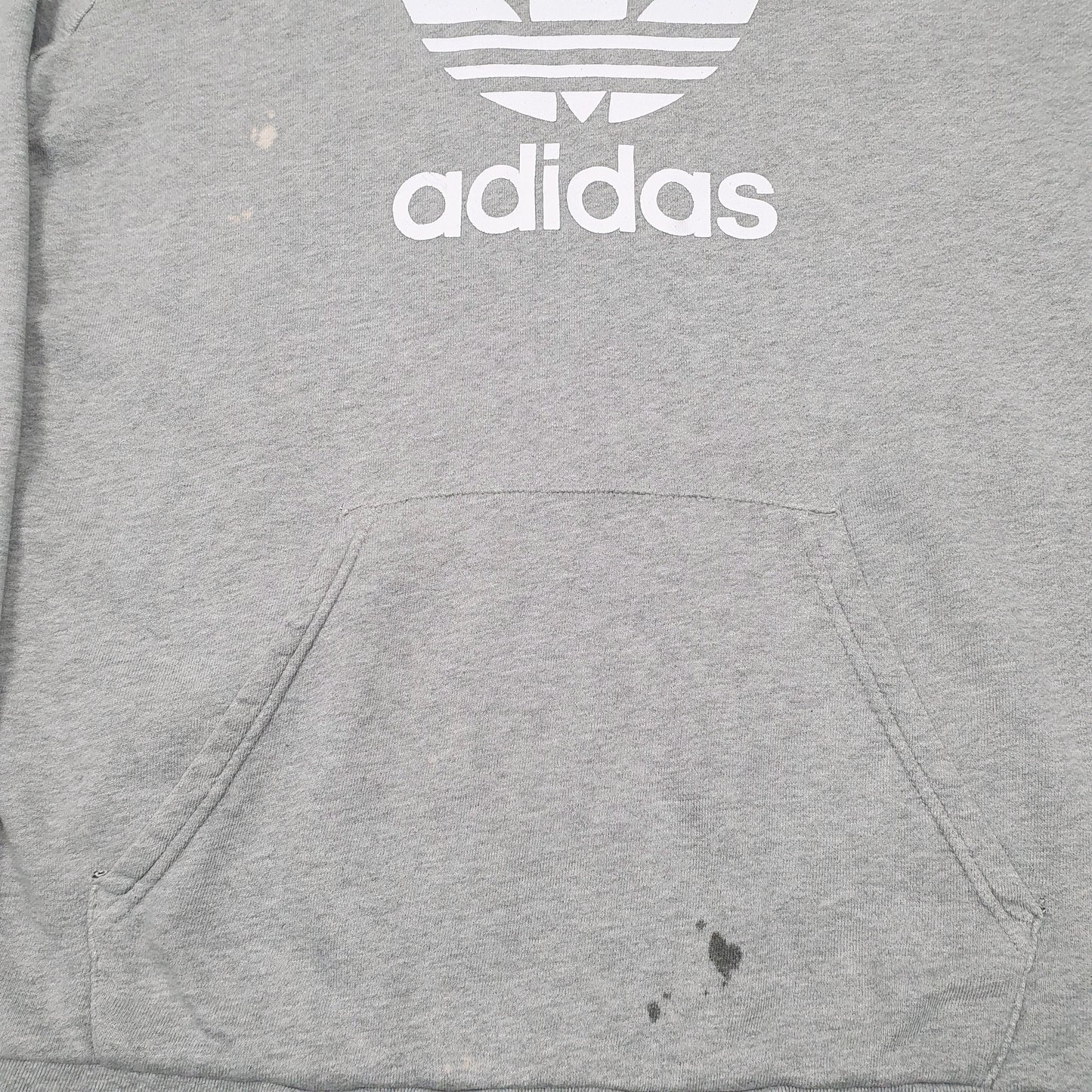 Mens Grey Adidas  Hoodie Jumper