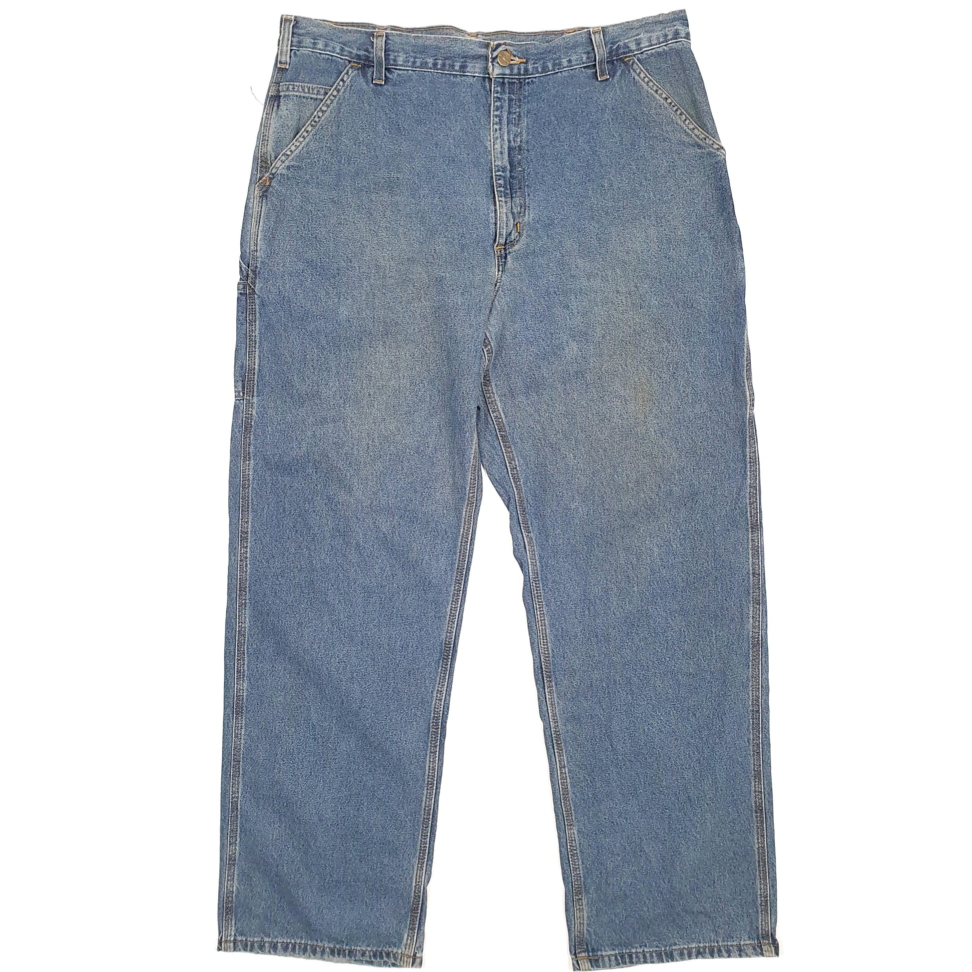 Carhartt Casual Loose Fit Carpenter Jeans W38 L32 Blue