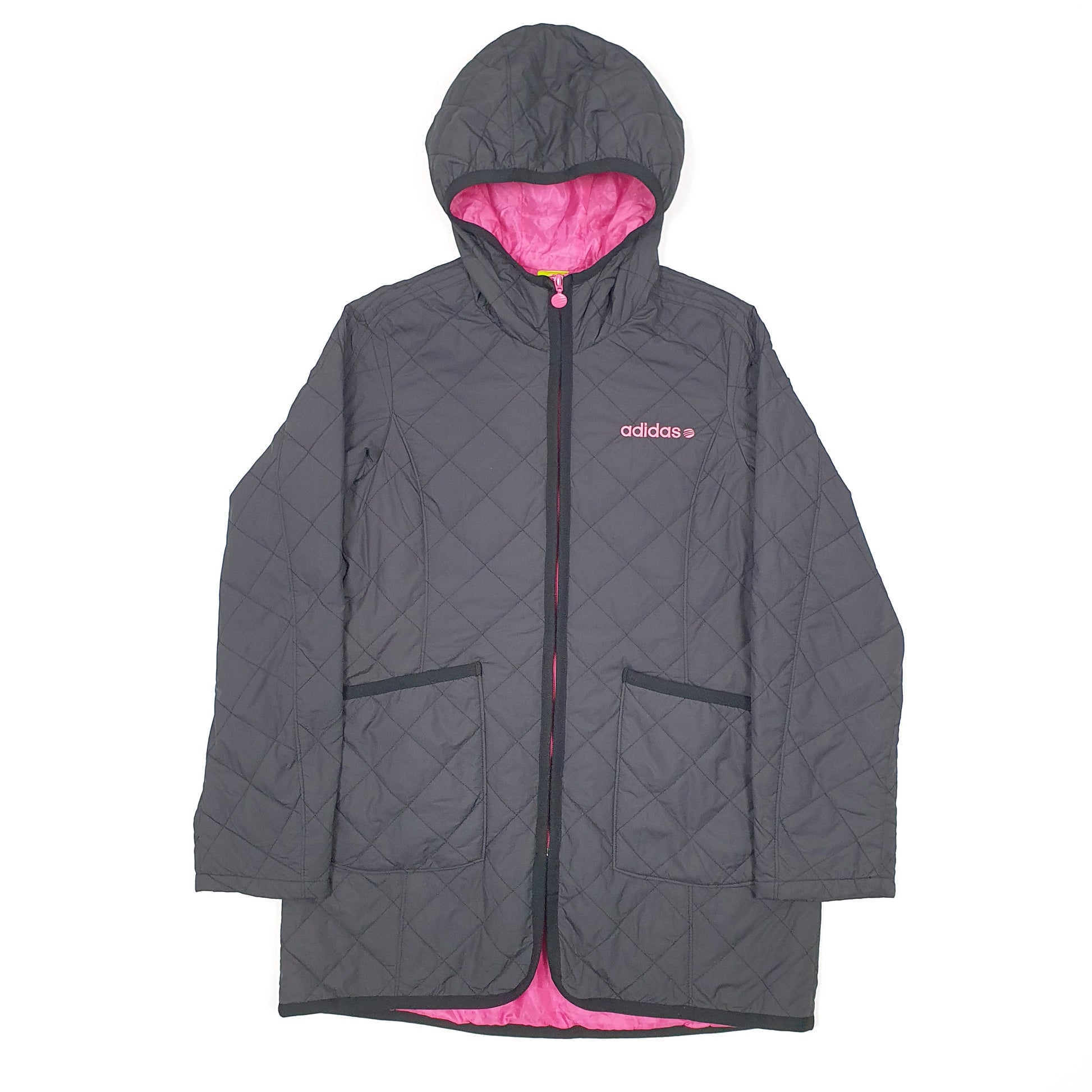 Womens Adidas Quilted Jacket Black