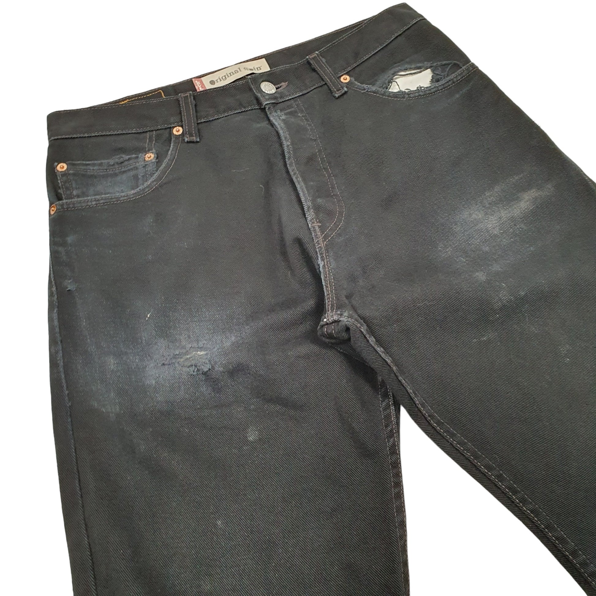 Levis Casual Regular Fit Jeans W32 L32 Black