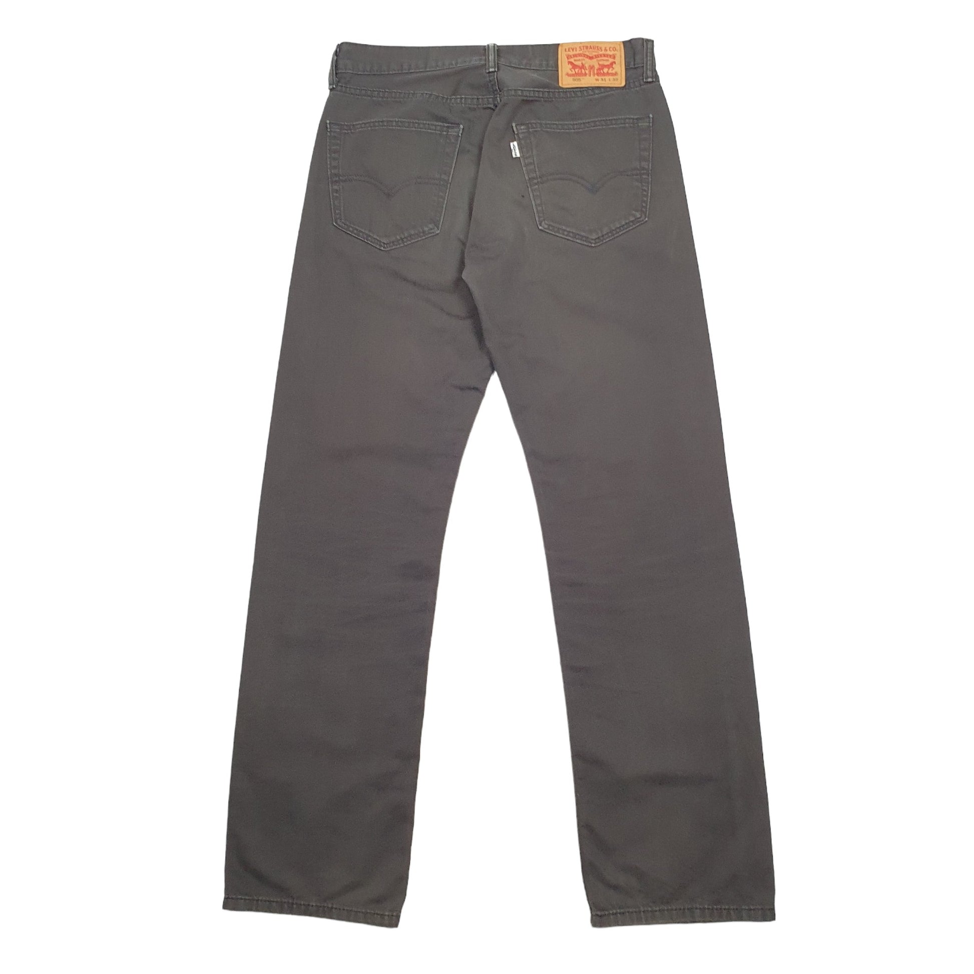 Levis 505 Regular Fit Jeans W31 L32 Grey