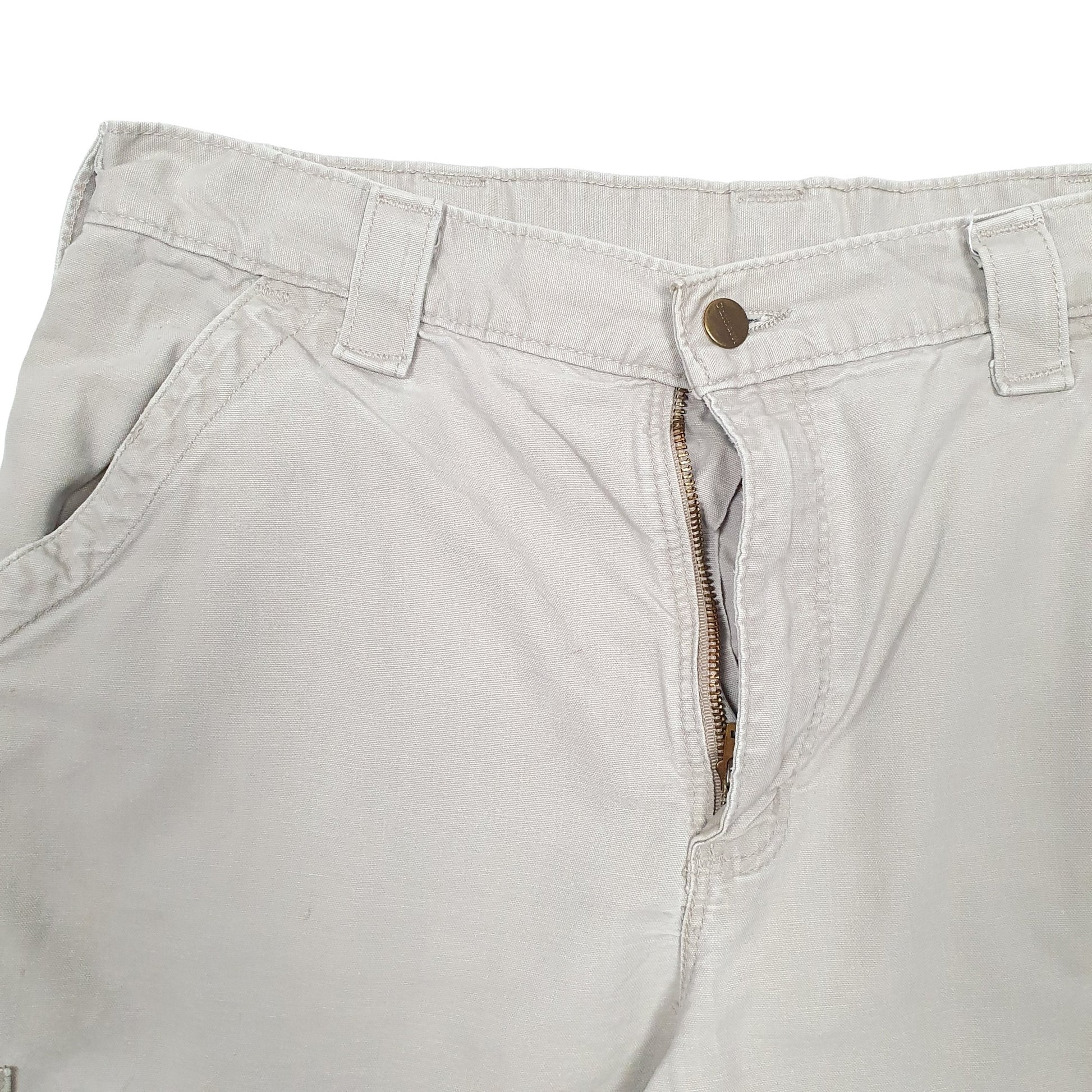 Mens Beige Carhartt  Carpenter Trousers