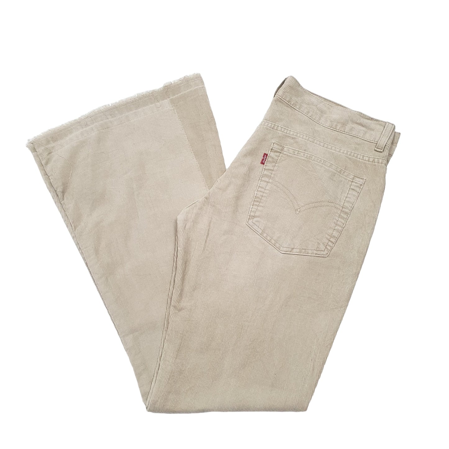 Mens Beige Levis 544 Corduroy Trousers