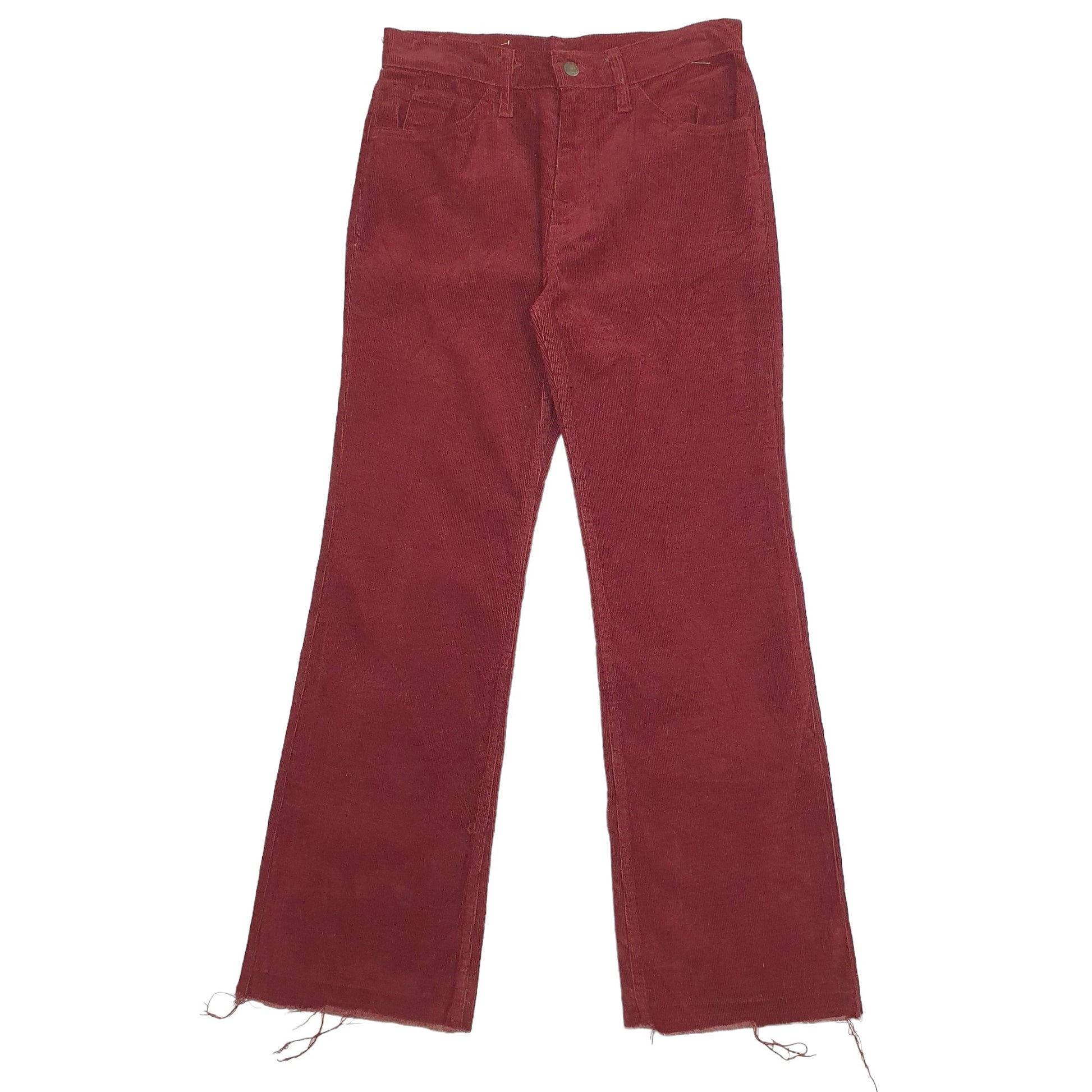 Womens Burgundy Levis  Corduroy Trousers