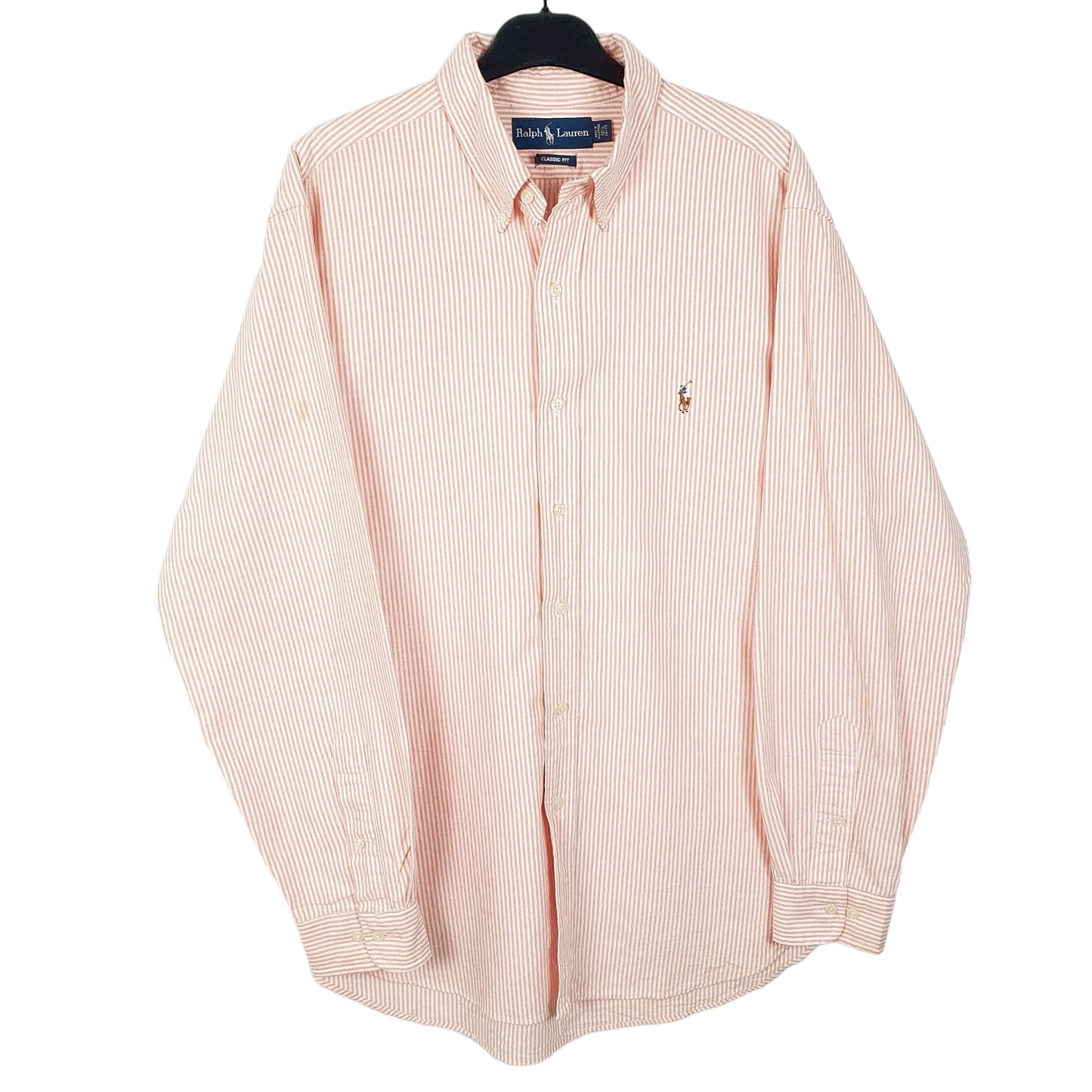 Mens Orange Ralph Lauren  Long Sleeve Shirt