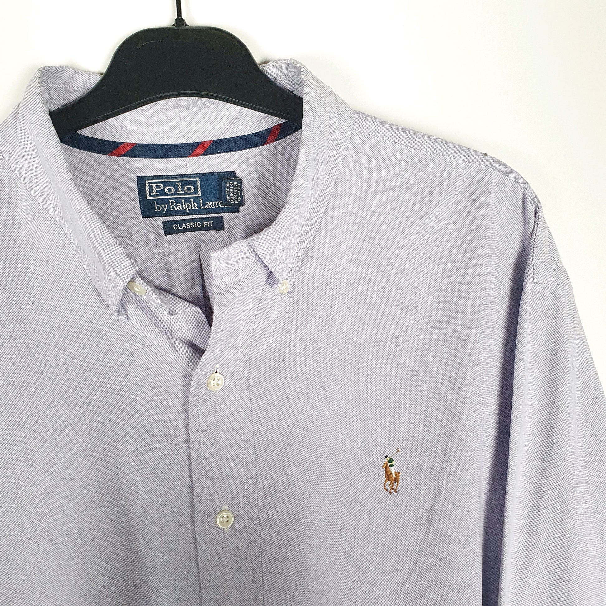 Polo Ralph Lauren Long Sleeve Classic Fit Shirt Purple