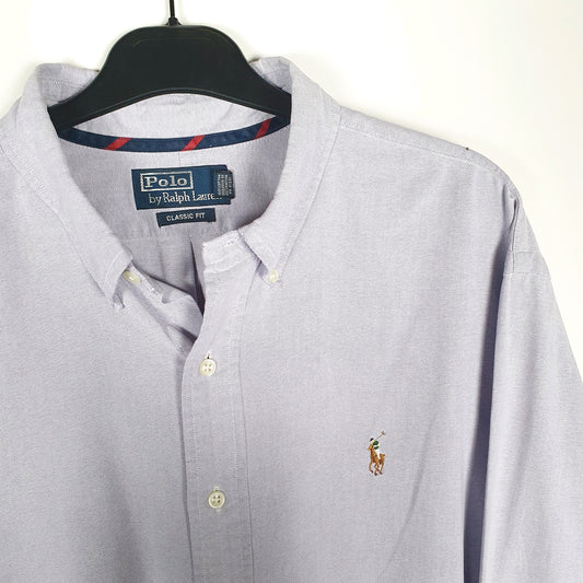 Polo Ralph Lauren Long Sleeve Classic Fit Shirt Purple