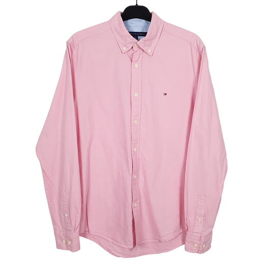 Tommy Hilfiger Long Sleeve Regular Fit Shirt Pink