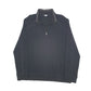 Calvin Klein Spellout Quarter Zip L Black