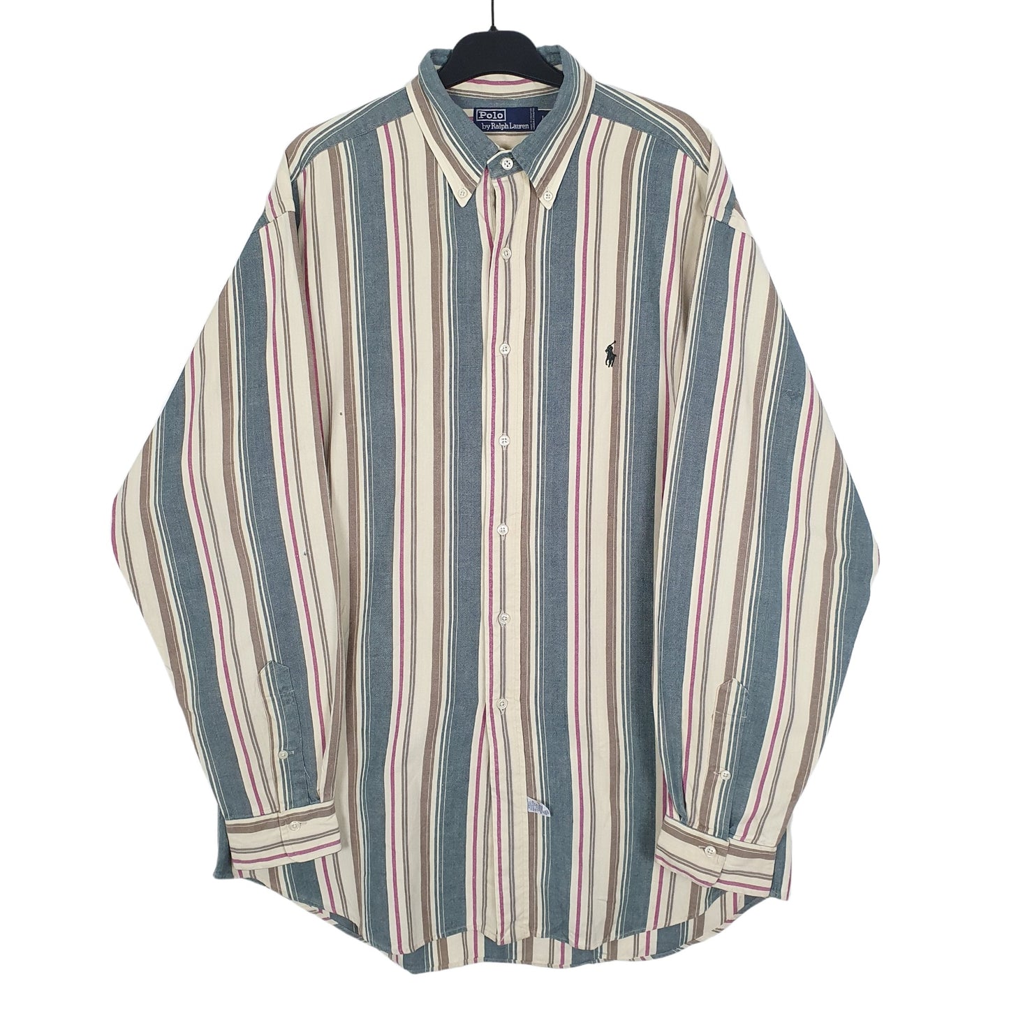 Ralph Lauren Long Sleeve Regular Fit Striped Shirt Yellow