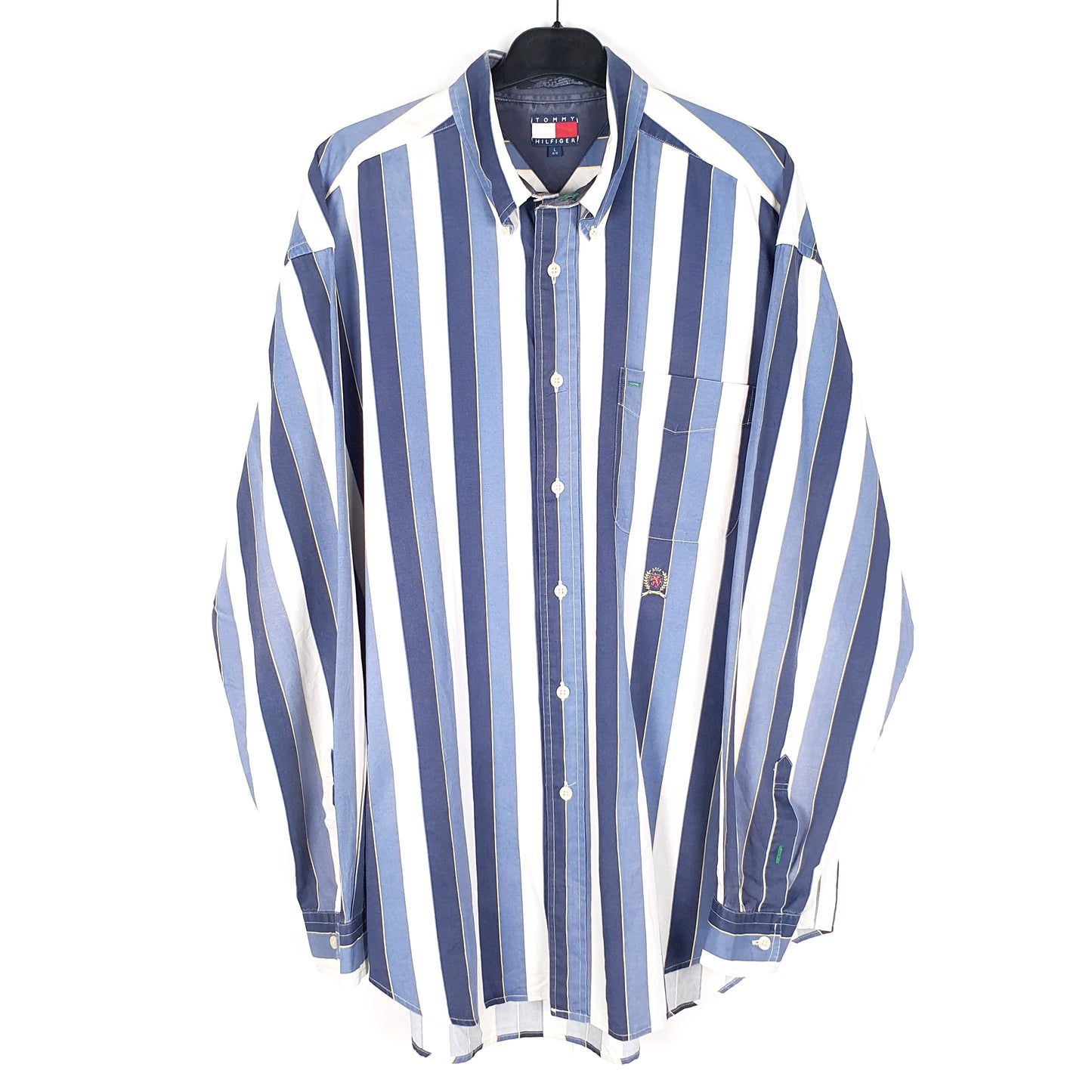 Blue Tommy Hilfiger Long Sleeve Shirt