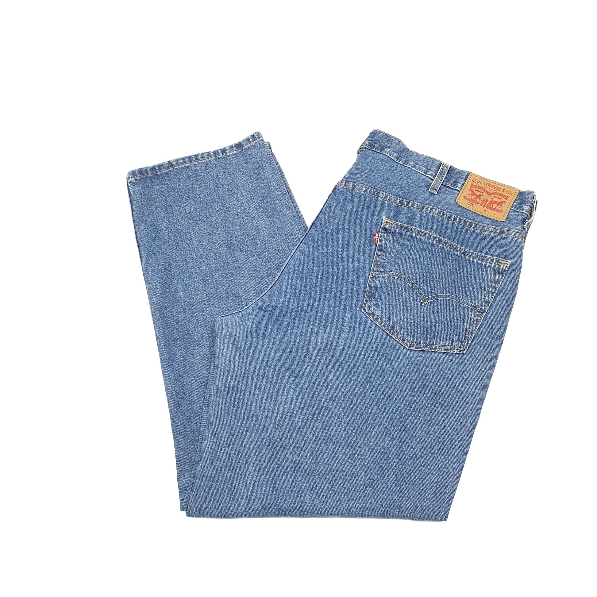 Levis 550 Relaxed Fit Jeans W46 L33 Blue