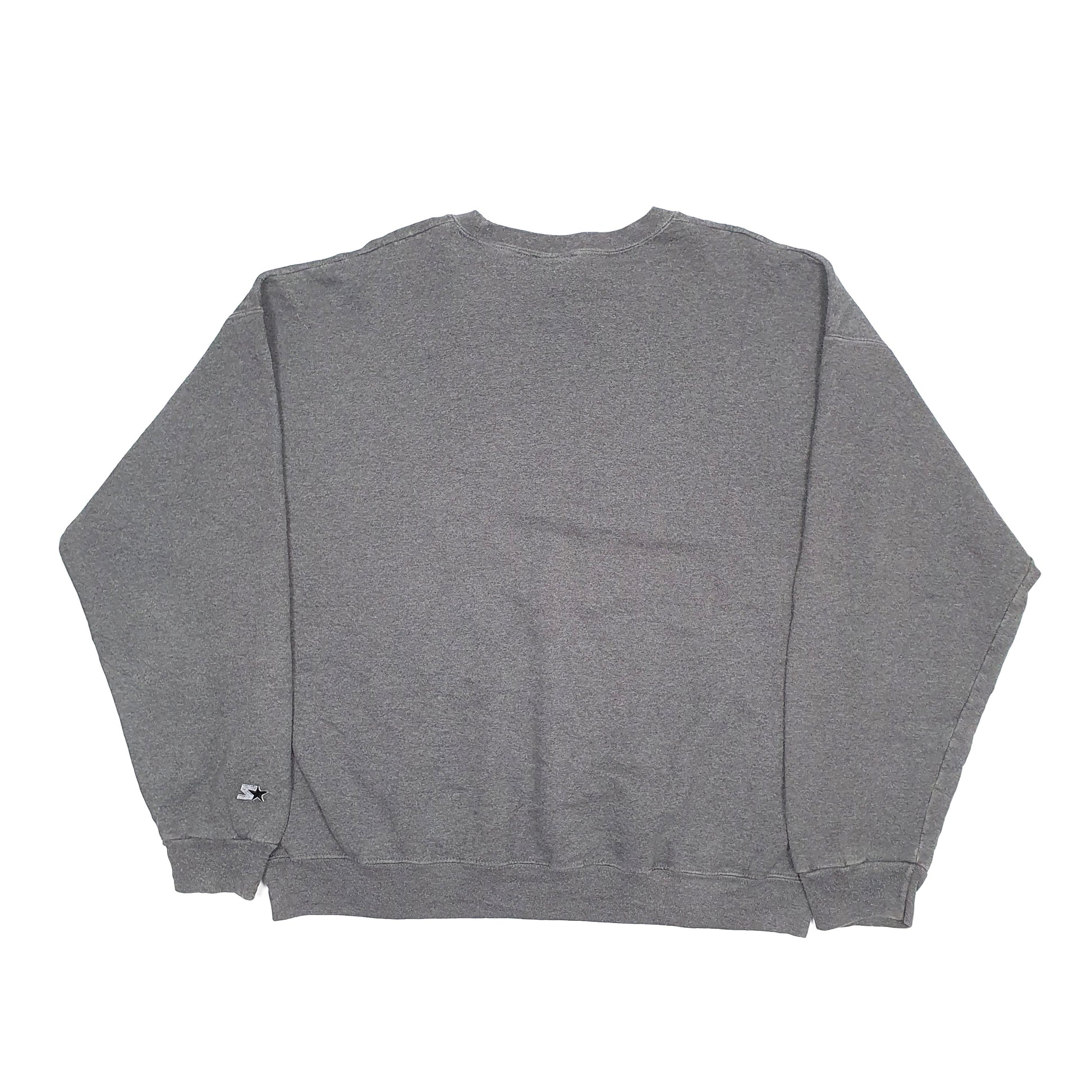 Mens Grey Starter  Crewneck Jumper