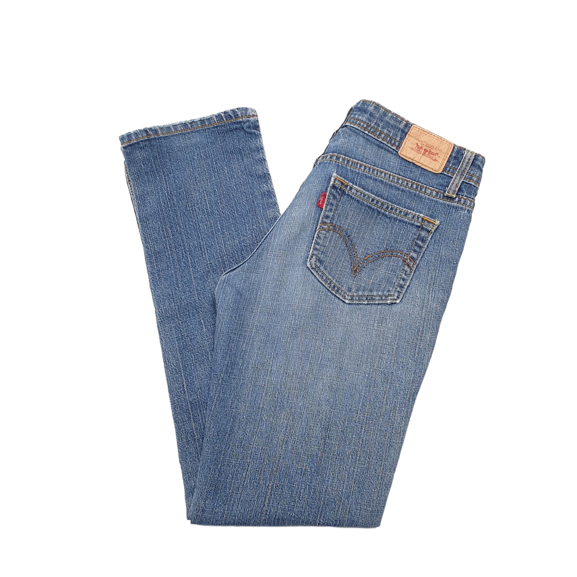 Levis Superlow Straight Fit Jeans UK10/12 Blue