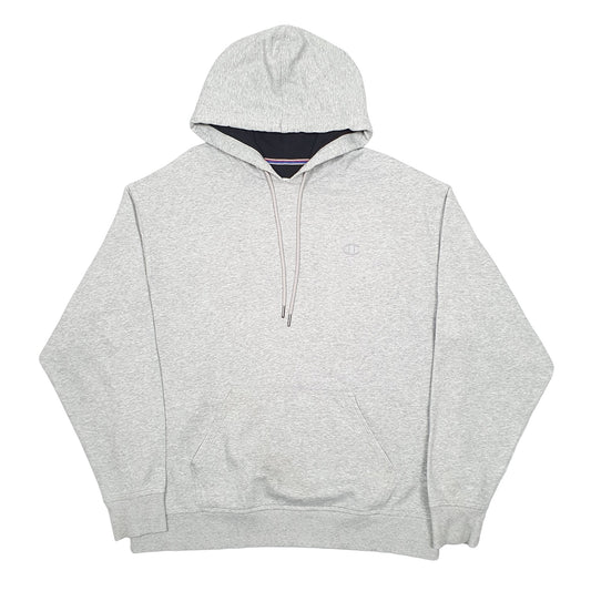 Mens Grey Champion  Hoodie Jumper
