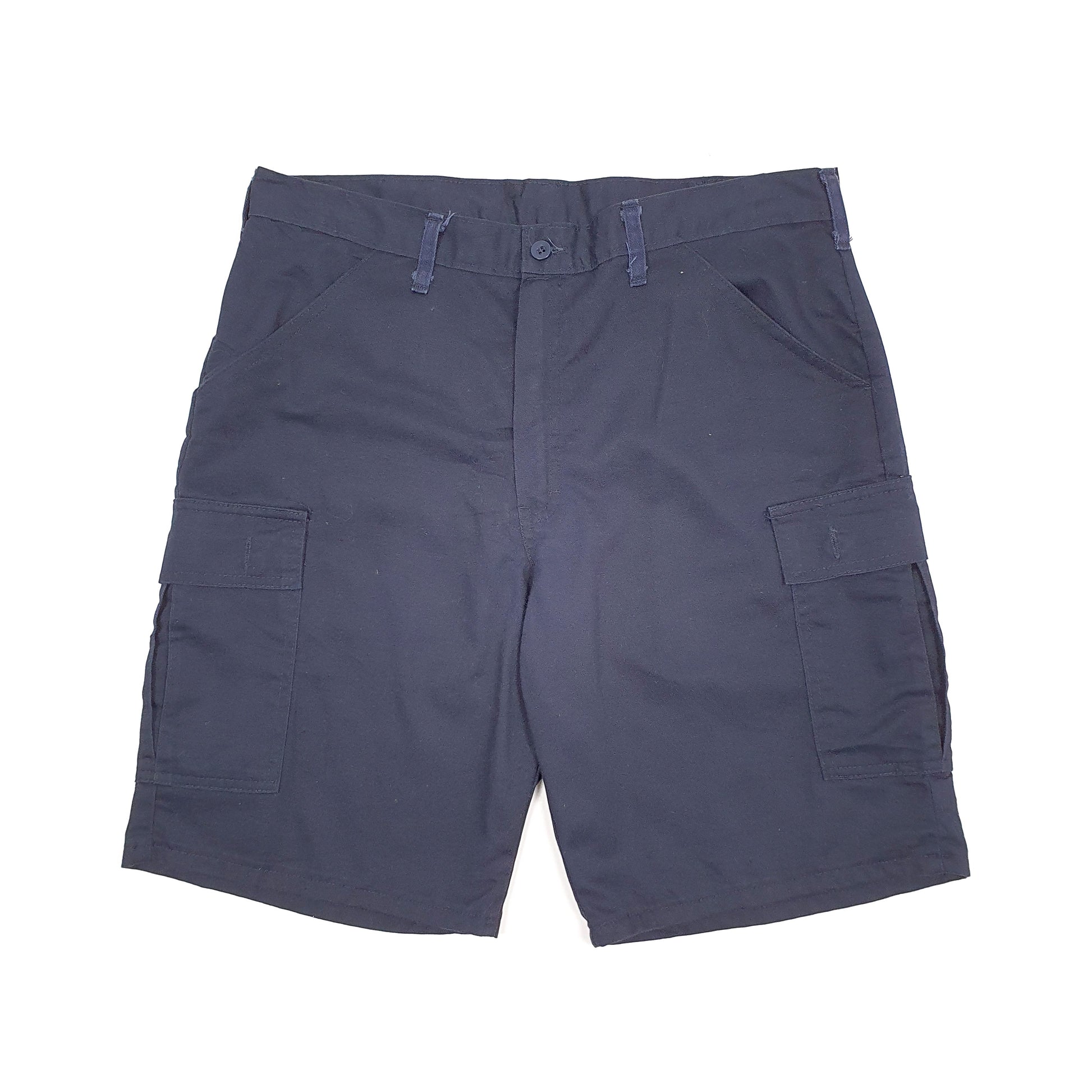 Mens Navy Big Al Combat Vintage Cargo Shorts