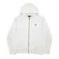 Mens White Polo Ralph Lauren Hoodie Full Zip Jumper