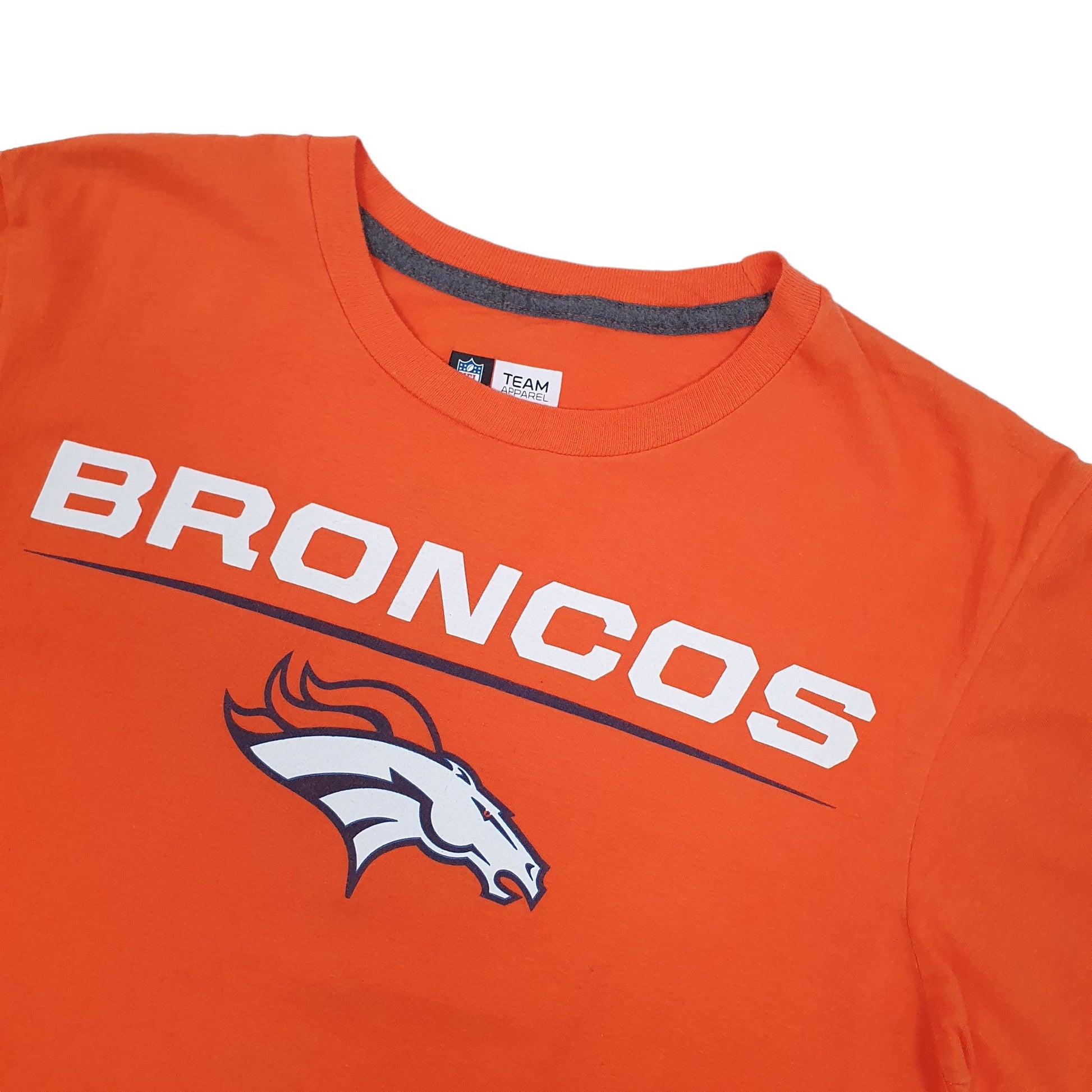 NFL Denver Broncos Pregancy Maternity Short Sleeve T Shirt Orange