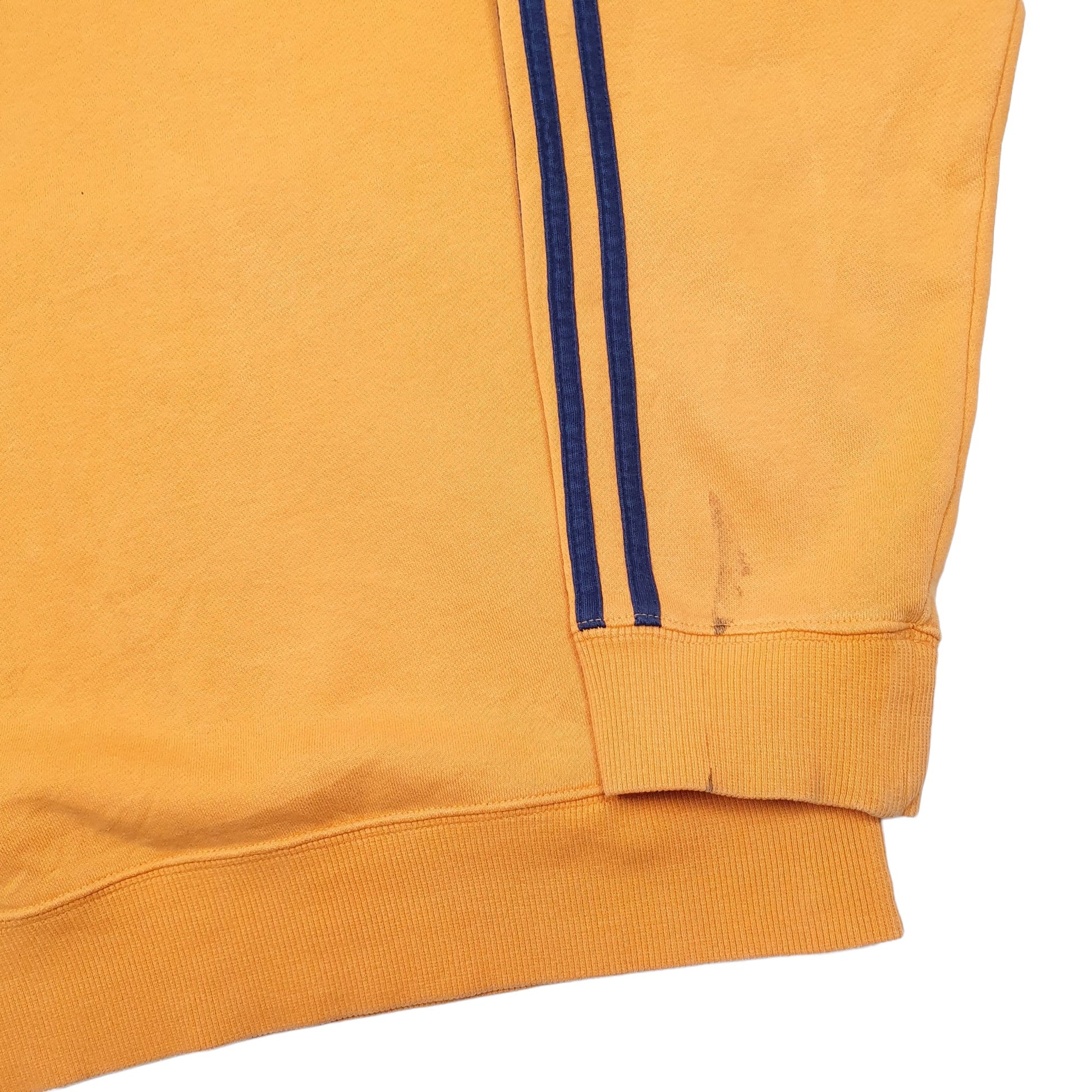 Mens Orange Adidas  Hoodie Jumper