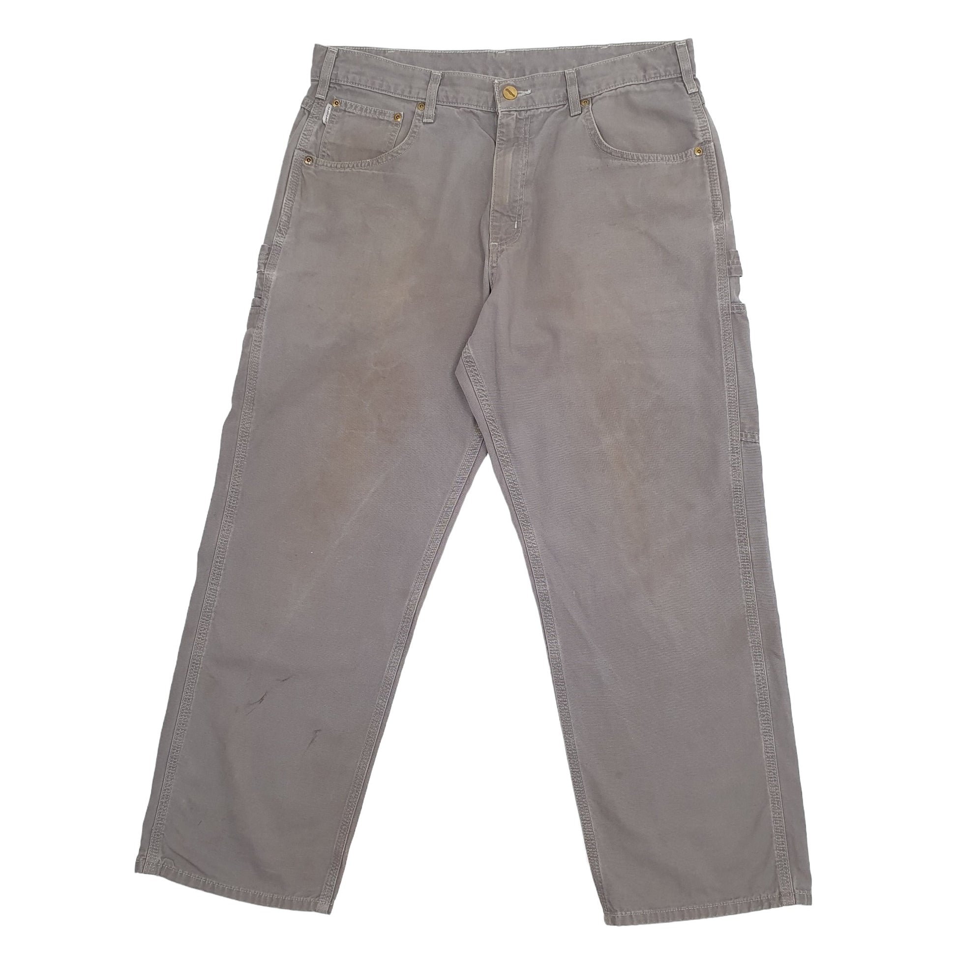 Mens Grey Carhartt  Carpenter Trousers