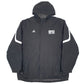 Mens Black Adidas Climaproof Thick USA College Basketball Padded Coat Coat