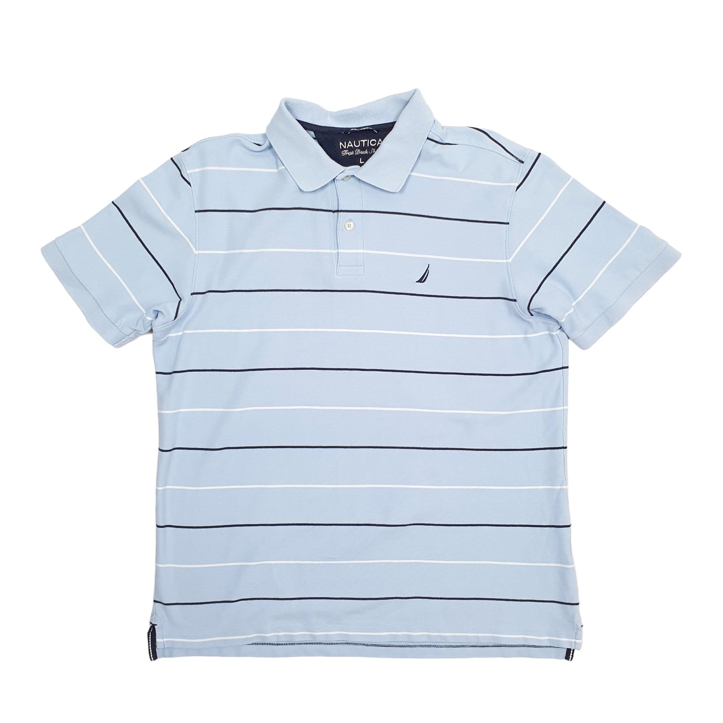 Nautica Short Sleeve Polo Shirt Blue