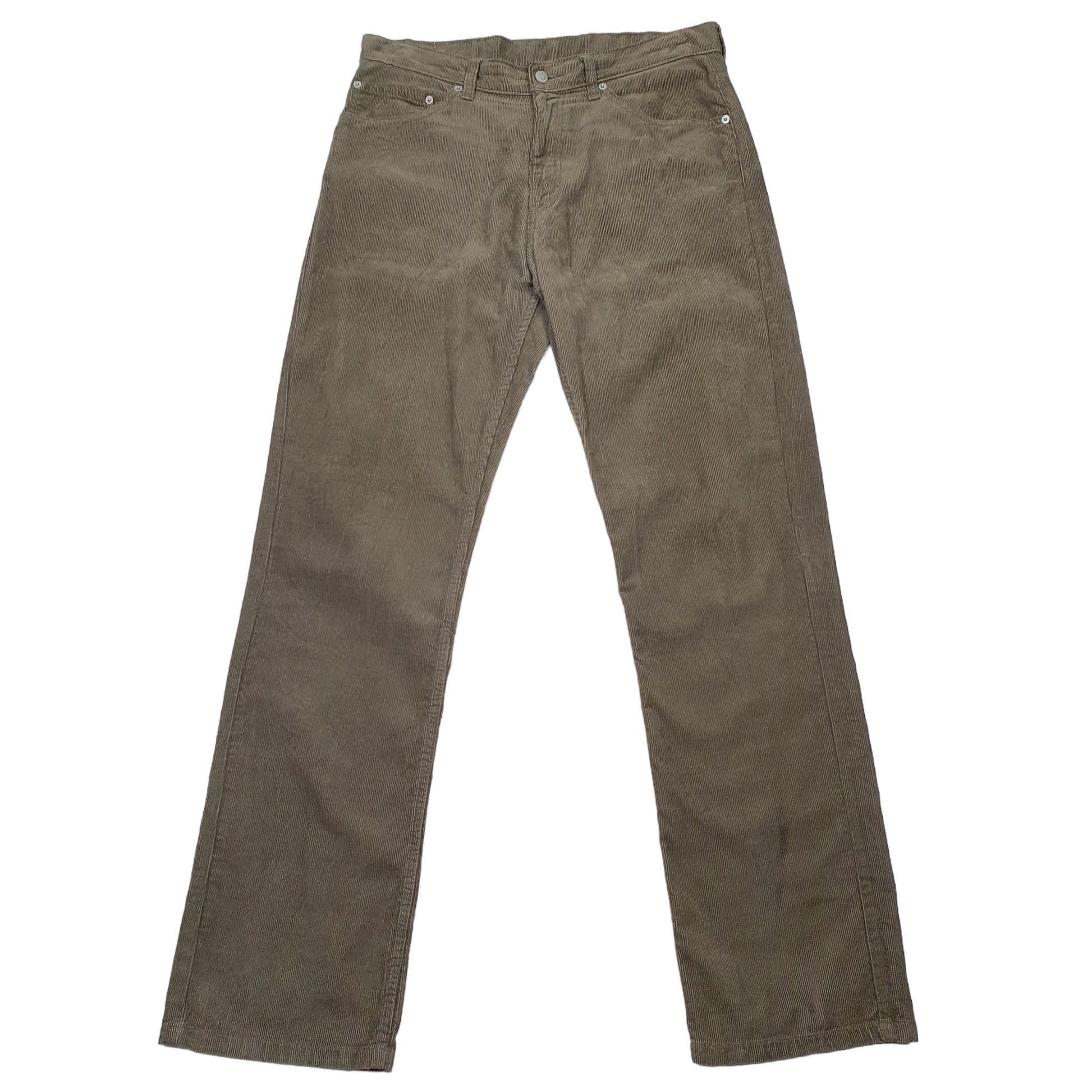 Mens Brown Levis 752 Corduroy Trousers