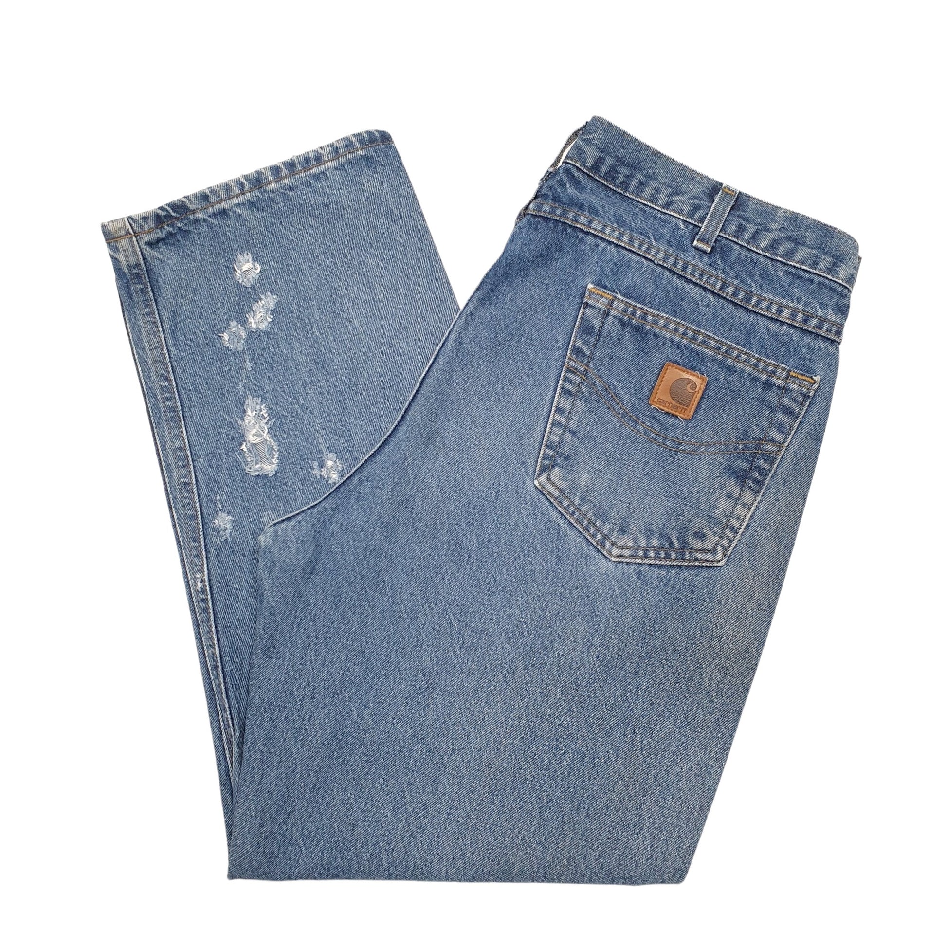 Mens Blue Carhartt  Carpenter JeansW38 L30