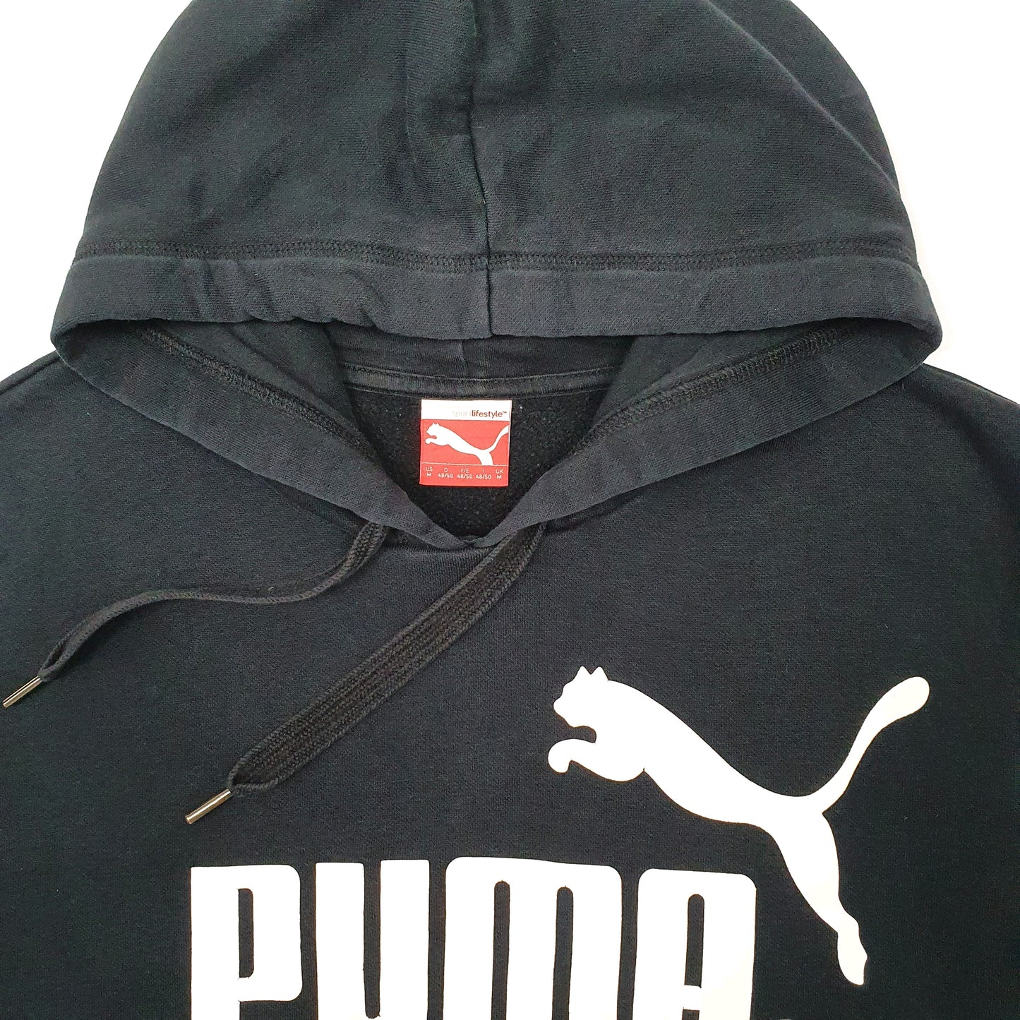 Mens Black Puma  Hoodie Jumper