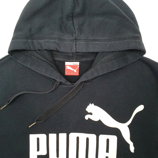 Mens Black Puma  Hoodie Jumper