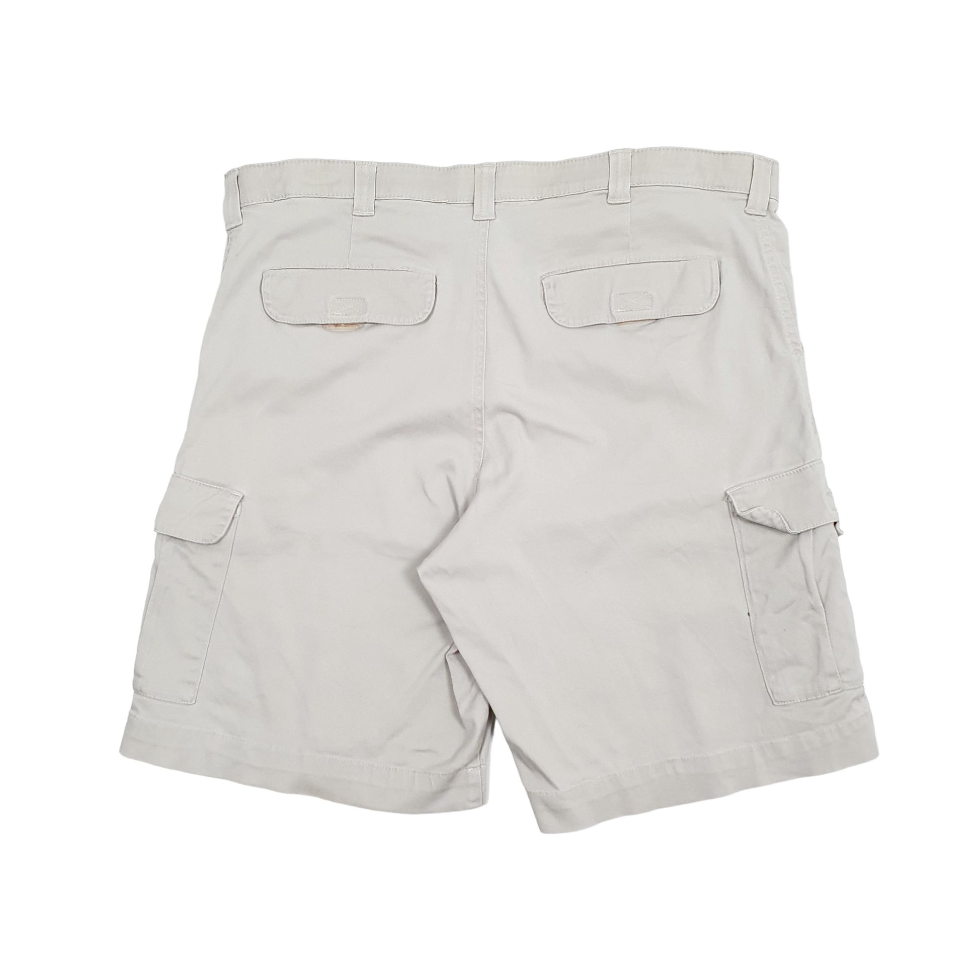 Mens Beige Lee Custom Fit Cargo Shorts