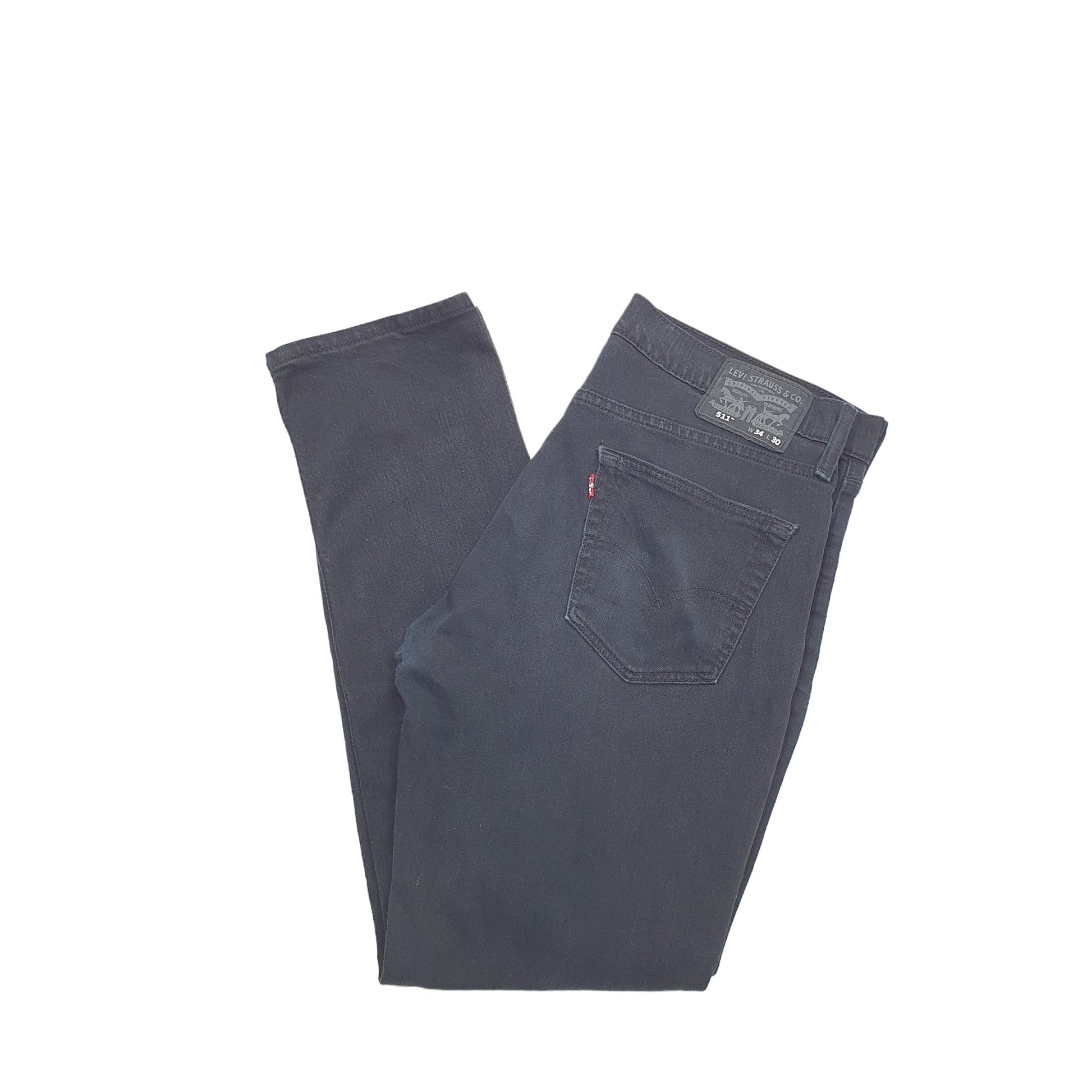 Levis 511 Slim Fit Jeans W34 L30 Black