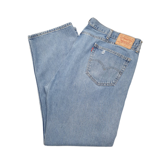 Levis 505 Regular Fit Jeans W44 L32 Blue