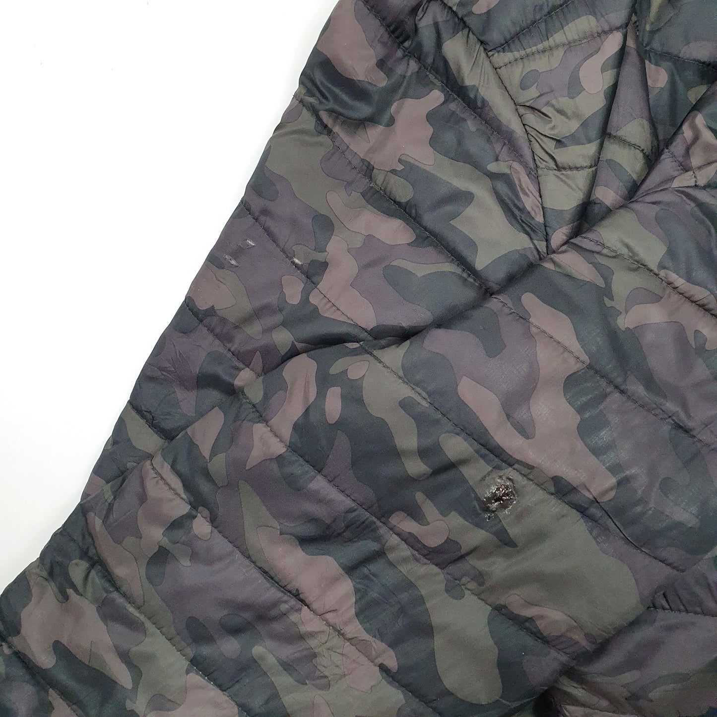 Mens Green Champion Camo Hoodie  Coat