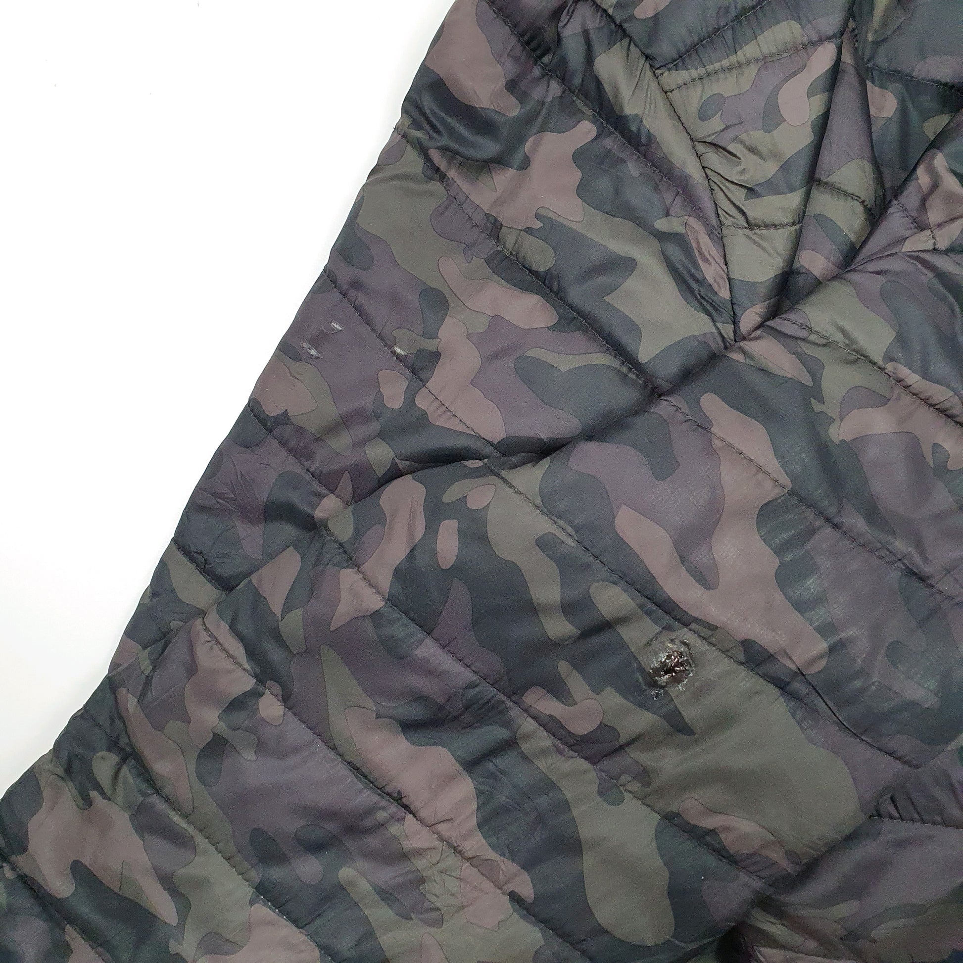 Mens Green Champion Camo Hoodie  Coat