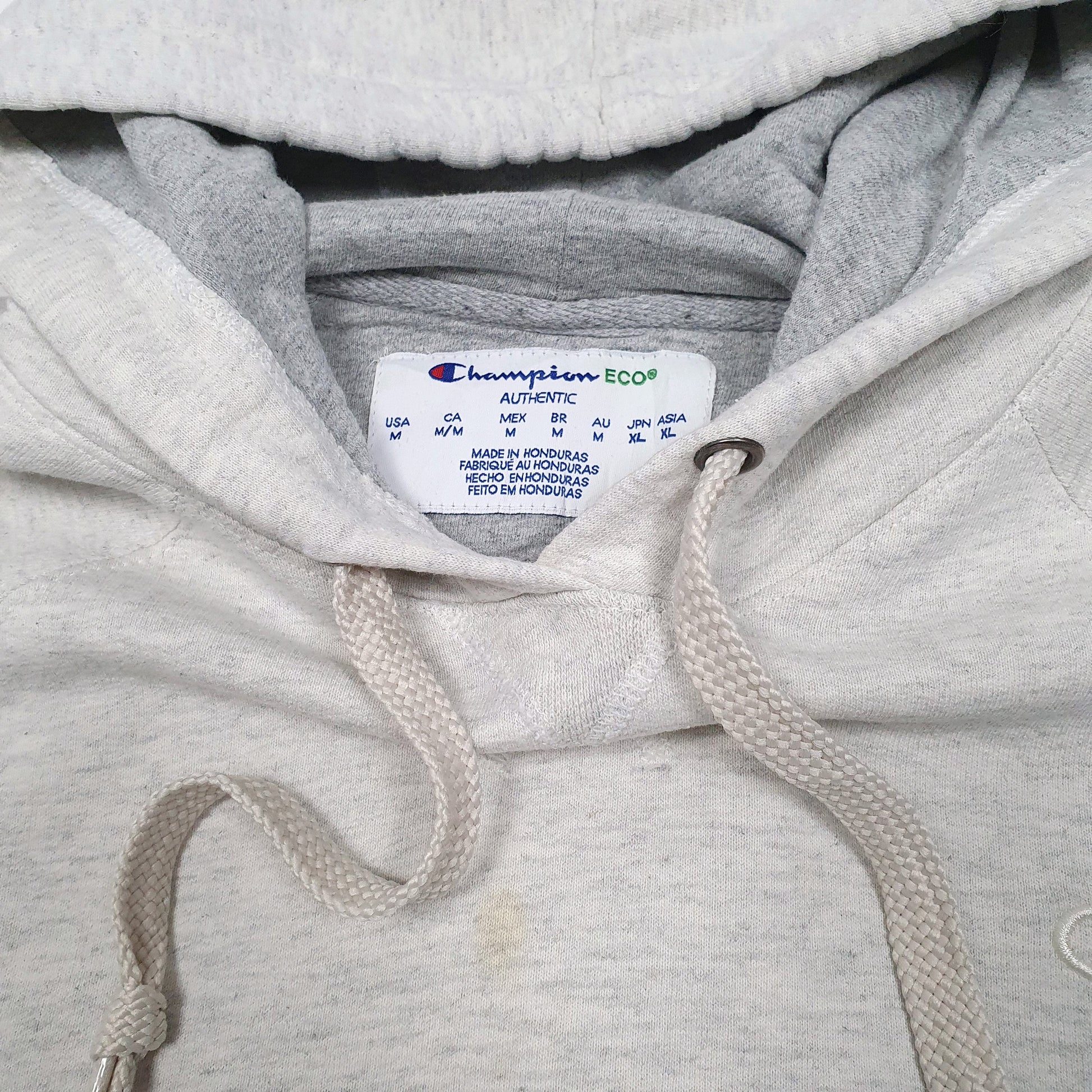 Womens Grey Champion  Hoodie Jumper