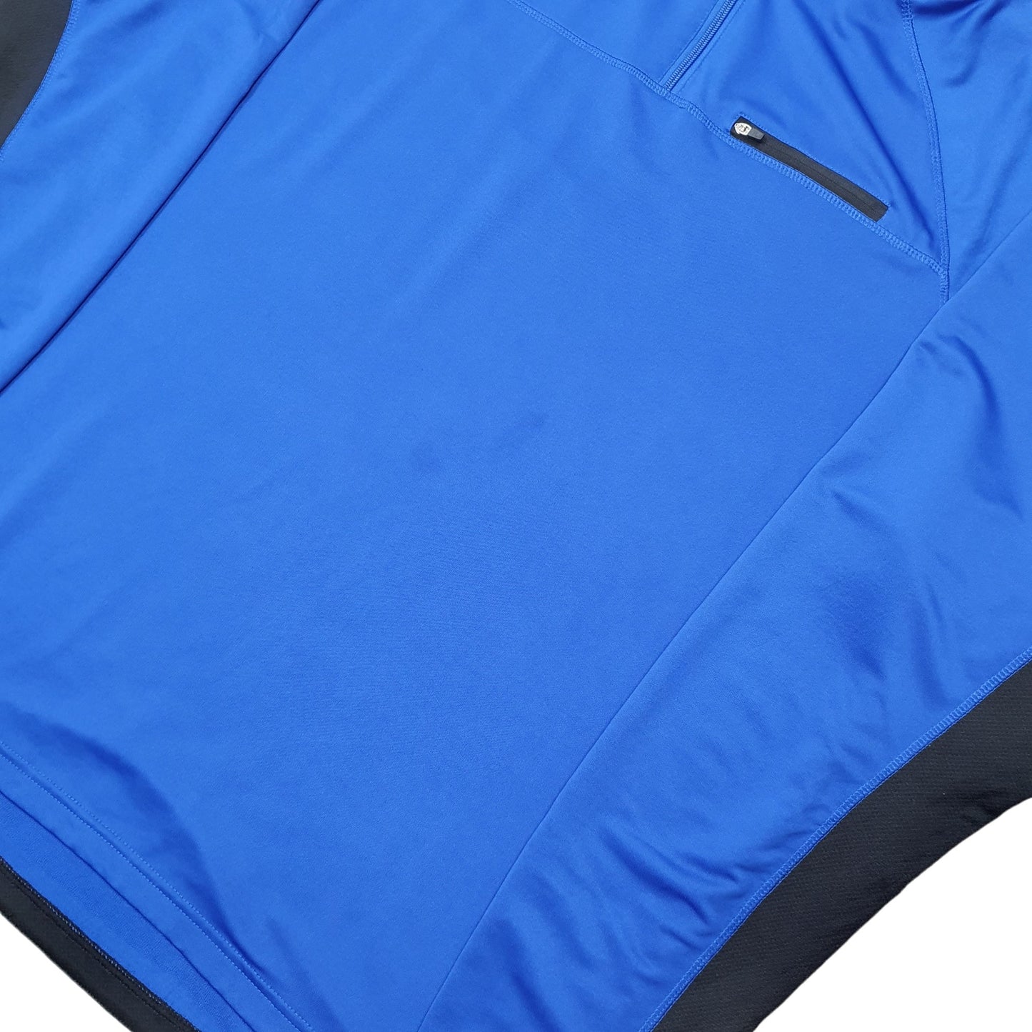 Mens Blue Champion  Quarter Zip Jumper