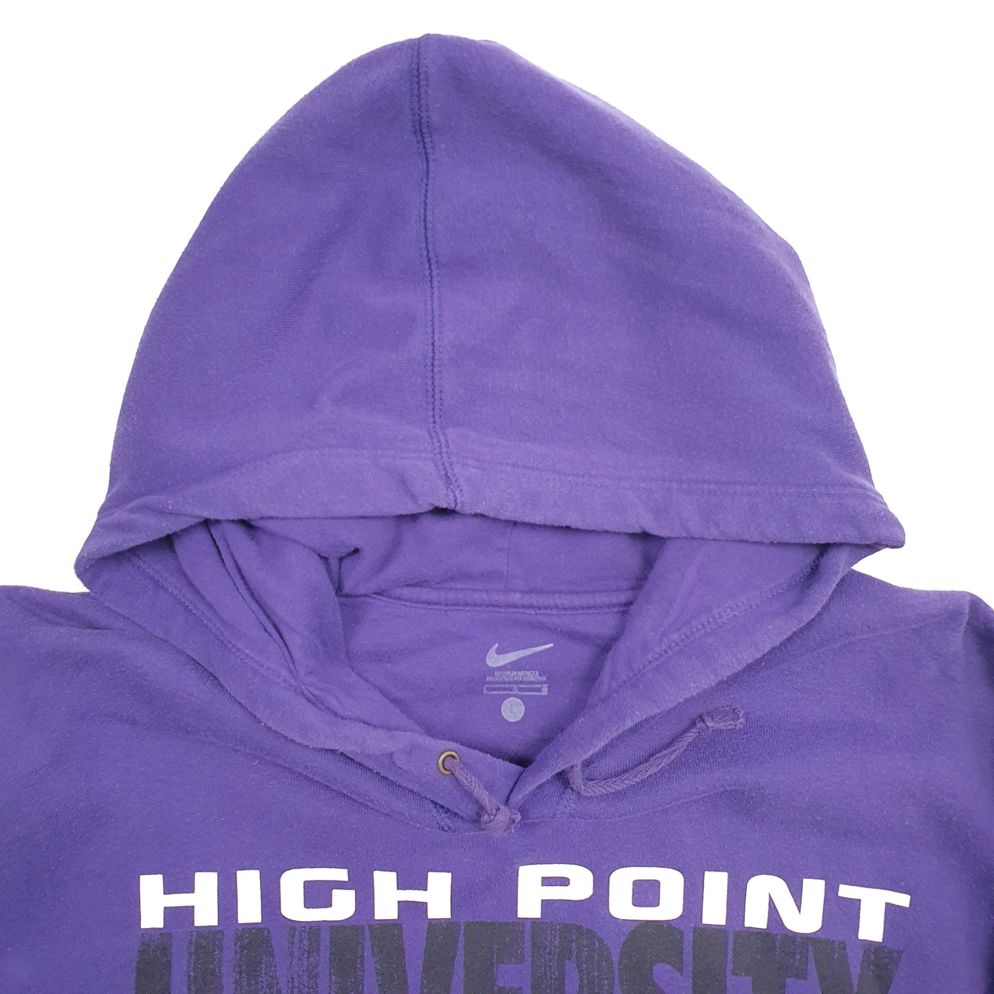 Mens Purple Nike High Point University USA College  Spellout Hoodie Jumper