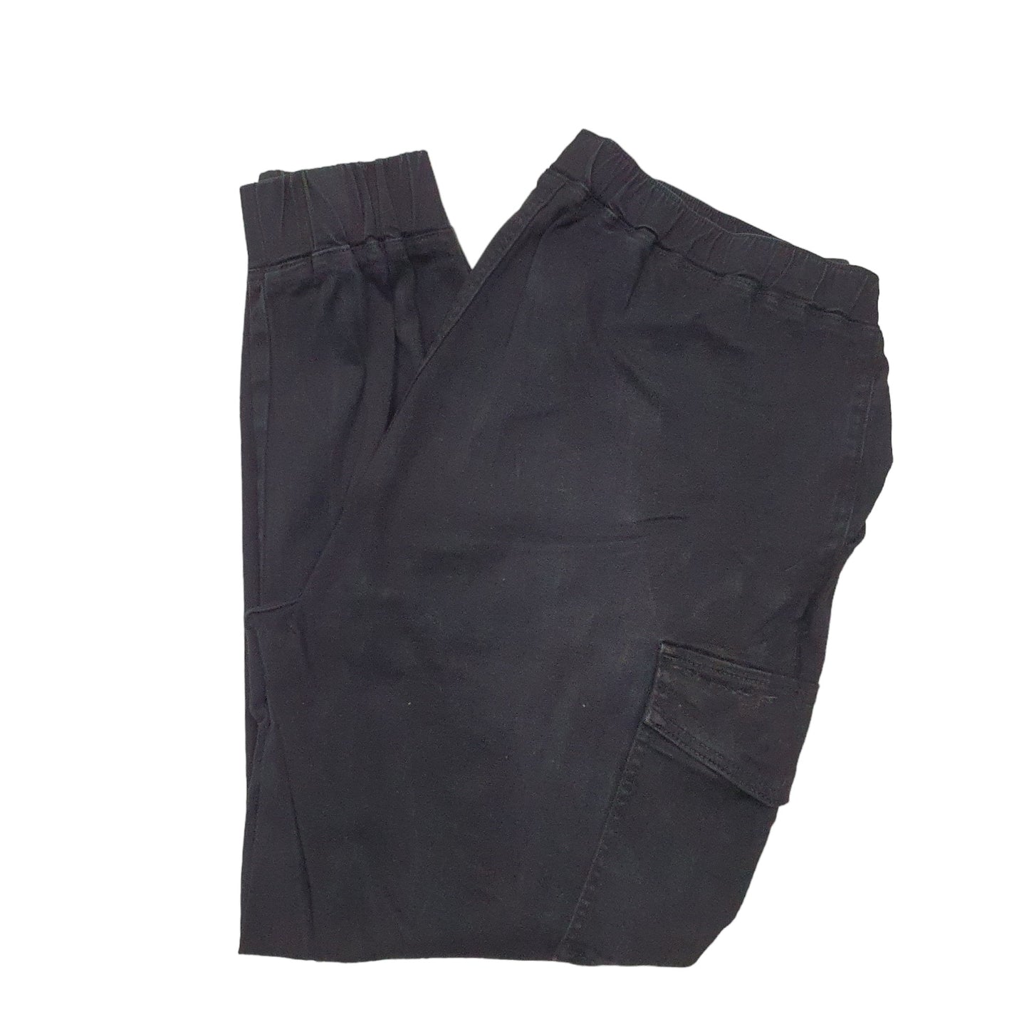 Mens Black Almost Famous Combat Pants Cargo Trousers