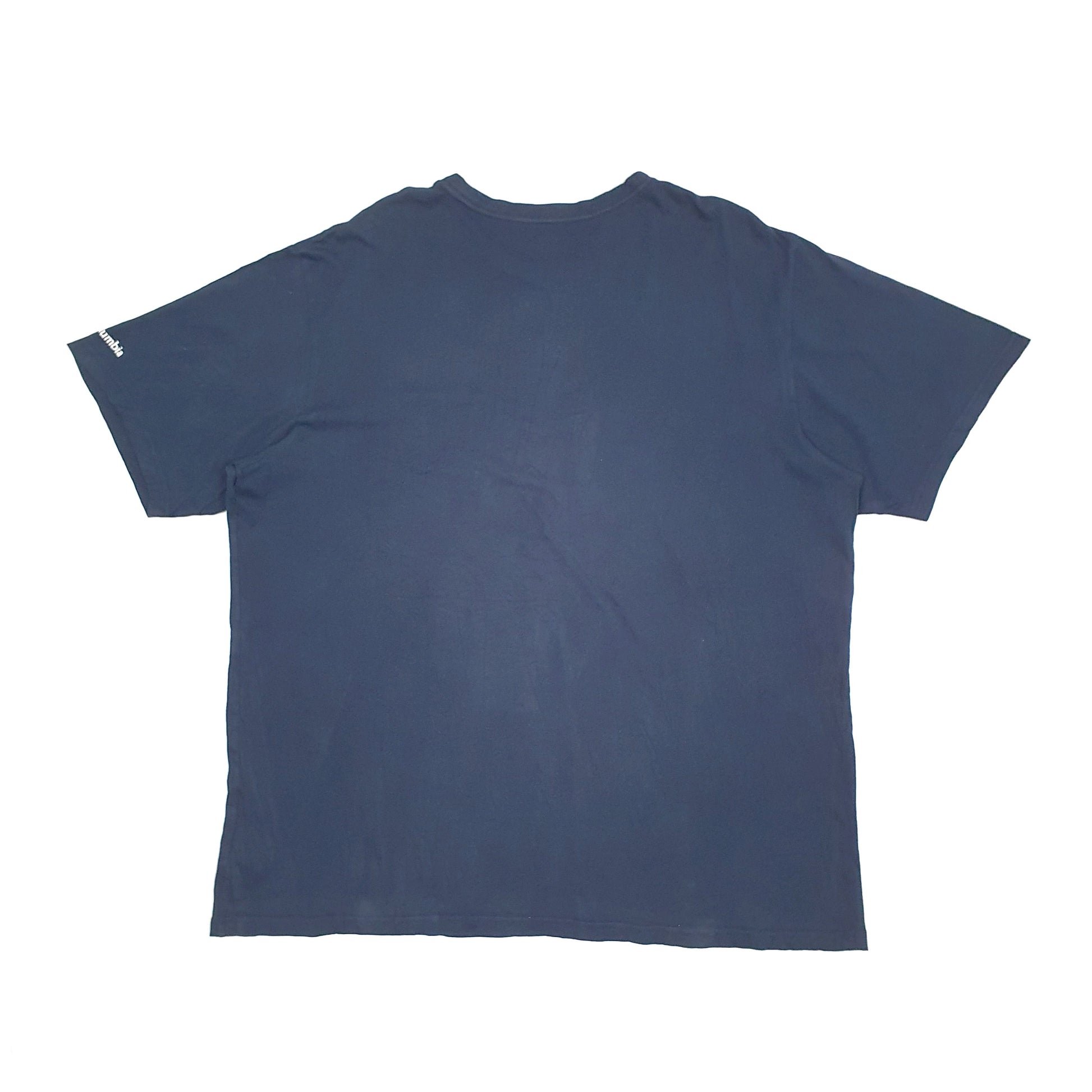 Mens Navy Columbia Sportswear  Short Sleeve T Shirt