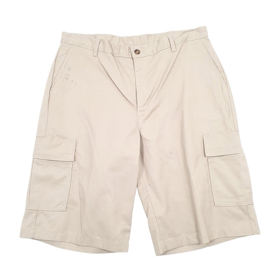 Dickies Relaxed Beige Cargo Workwear Shorts W38 Beige