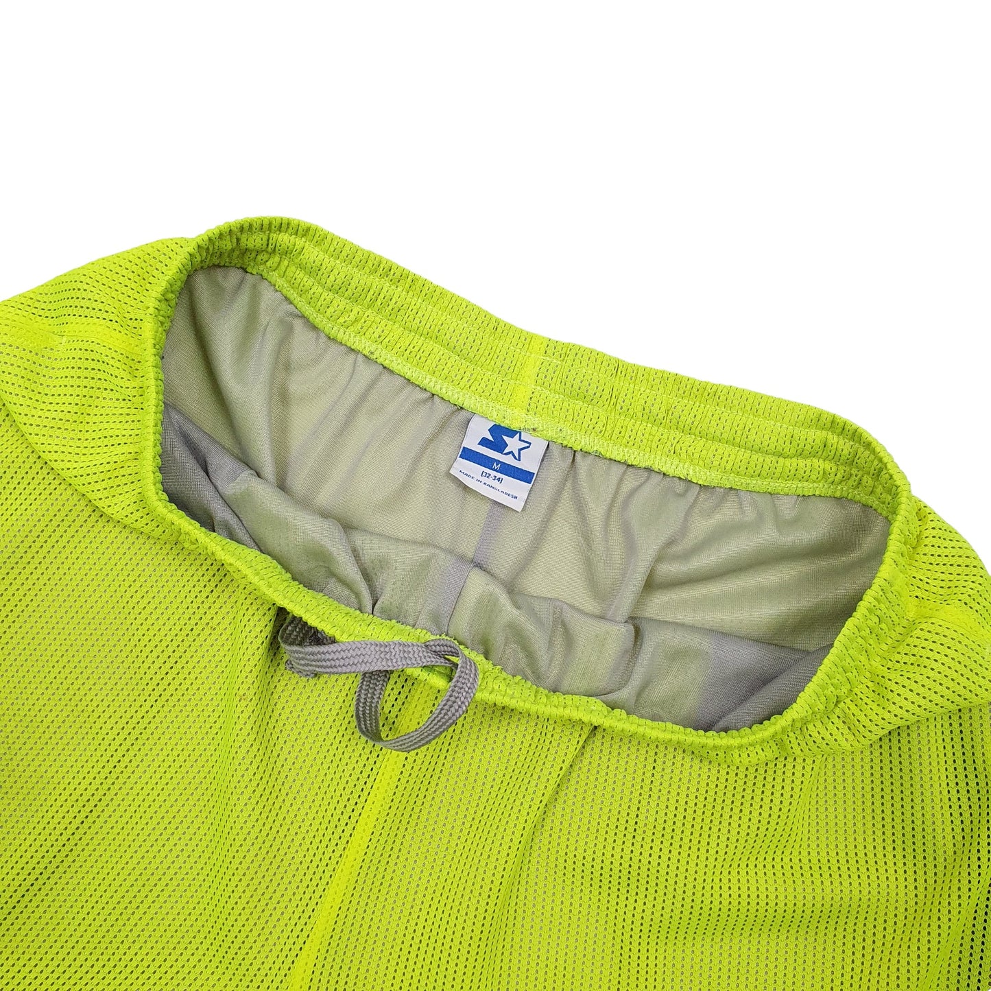 Starter Hi Vis Running Yellow Sport Shorts W32 Yellow