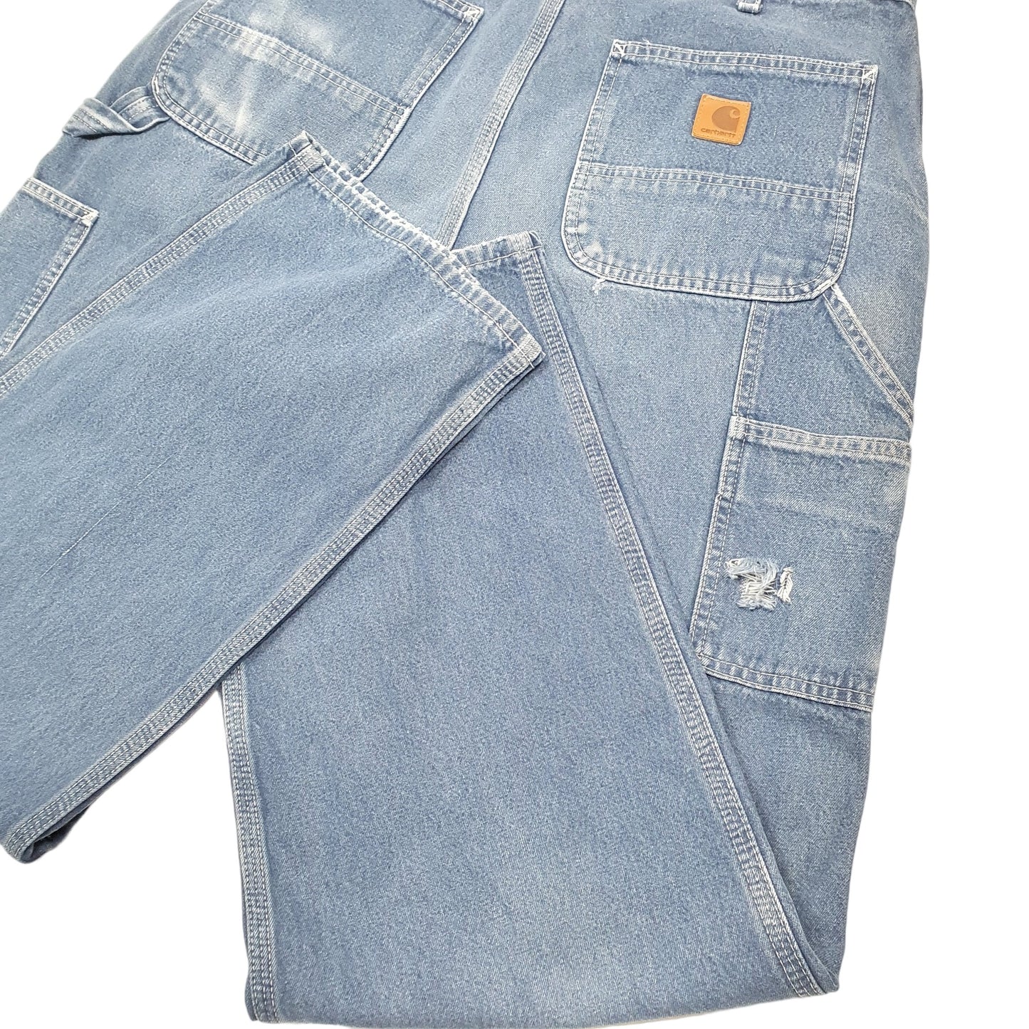Mens Blue Carhartt  Carpenter JeansW36 L32